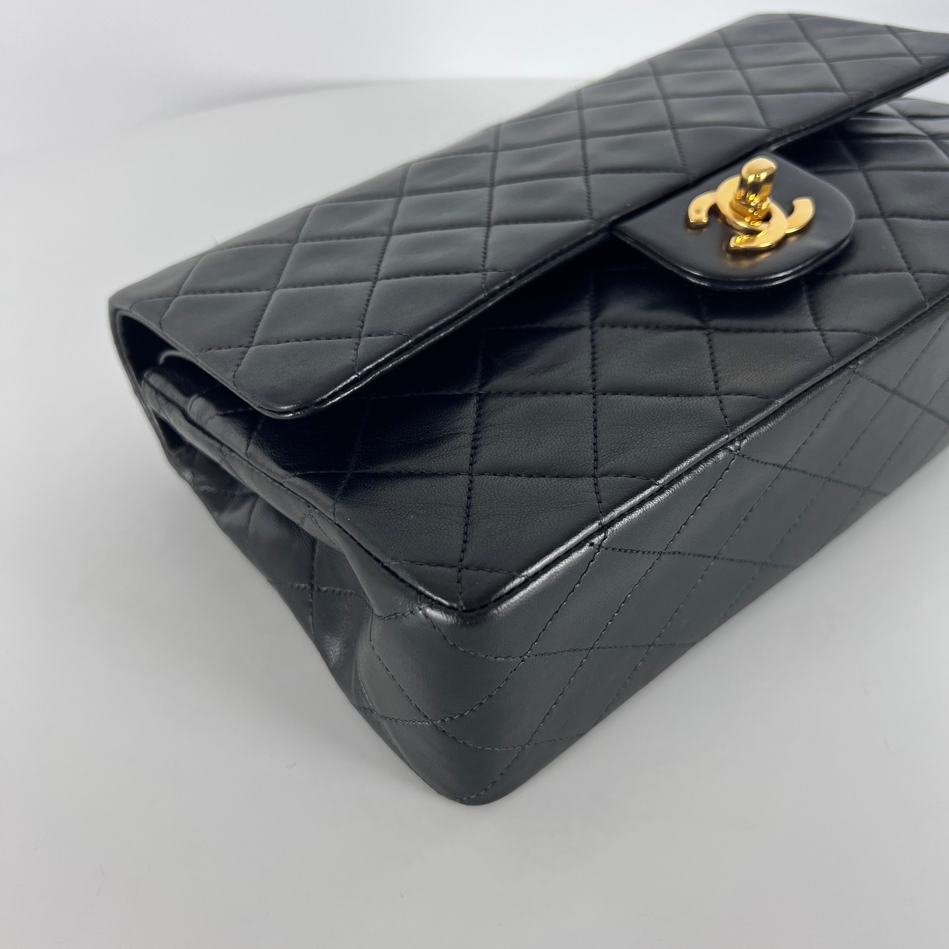 CHANEL Timeless Classique Medium black leather handbag