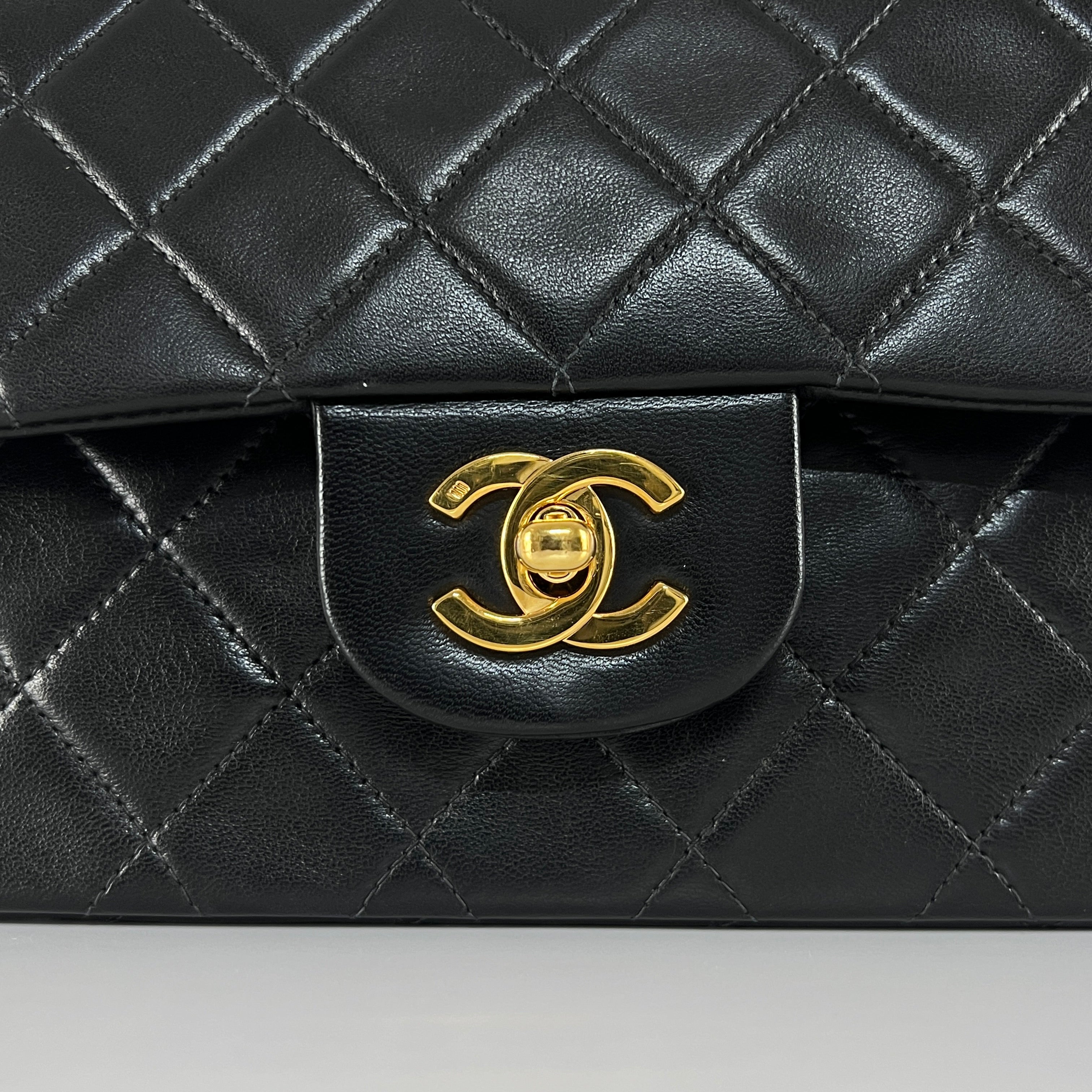 CHANEL Timeless Classique Medium black leather handbag