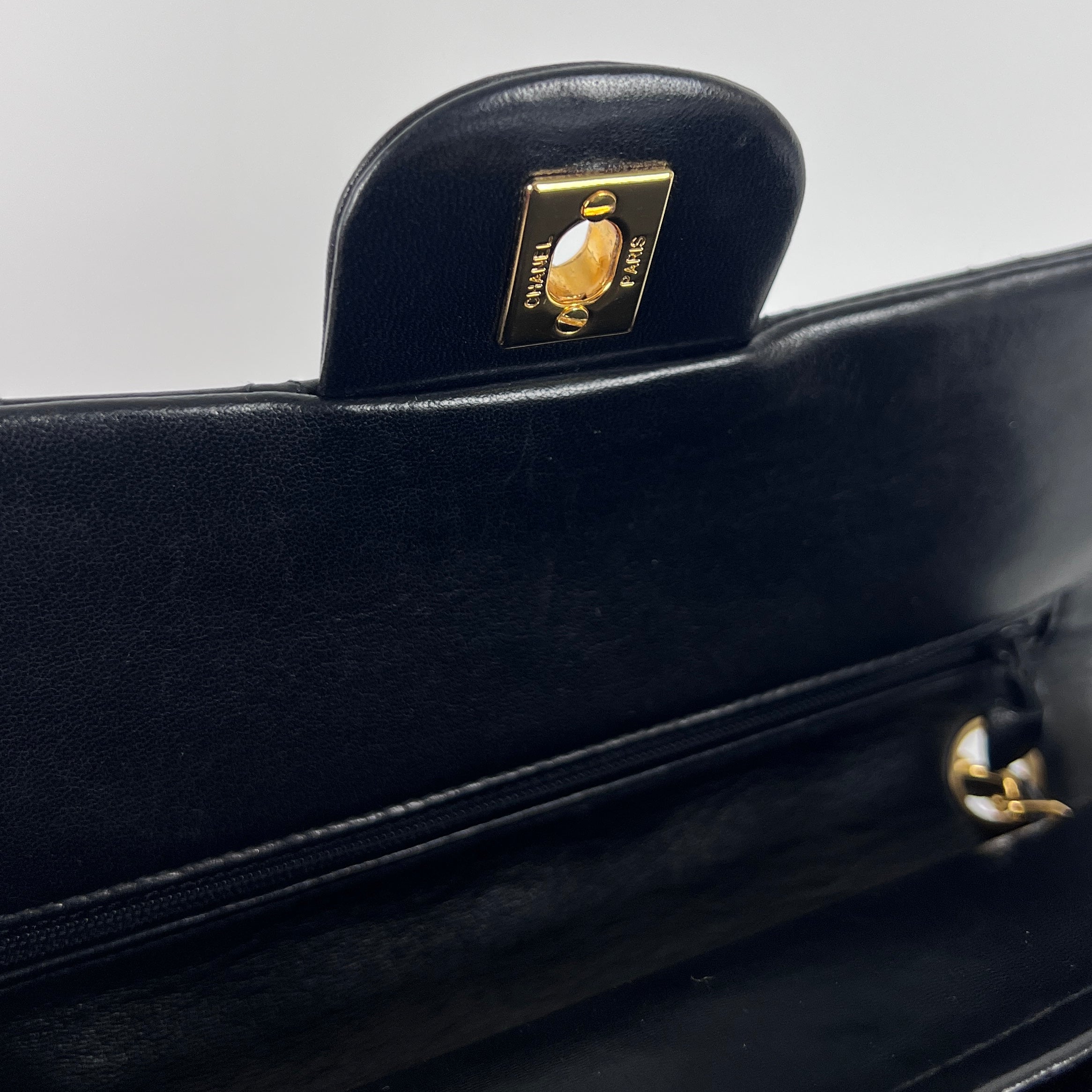 CHANEL Timeless Classique Medium black leather handbag