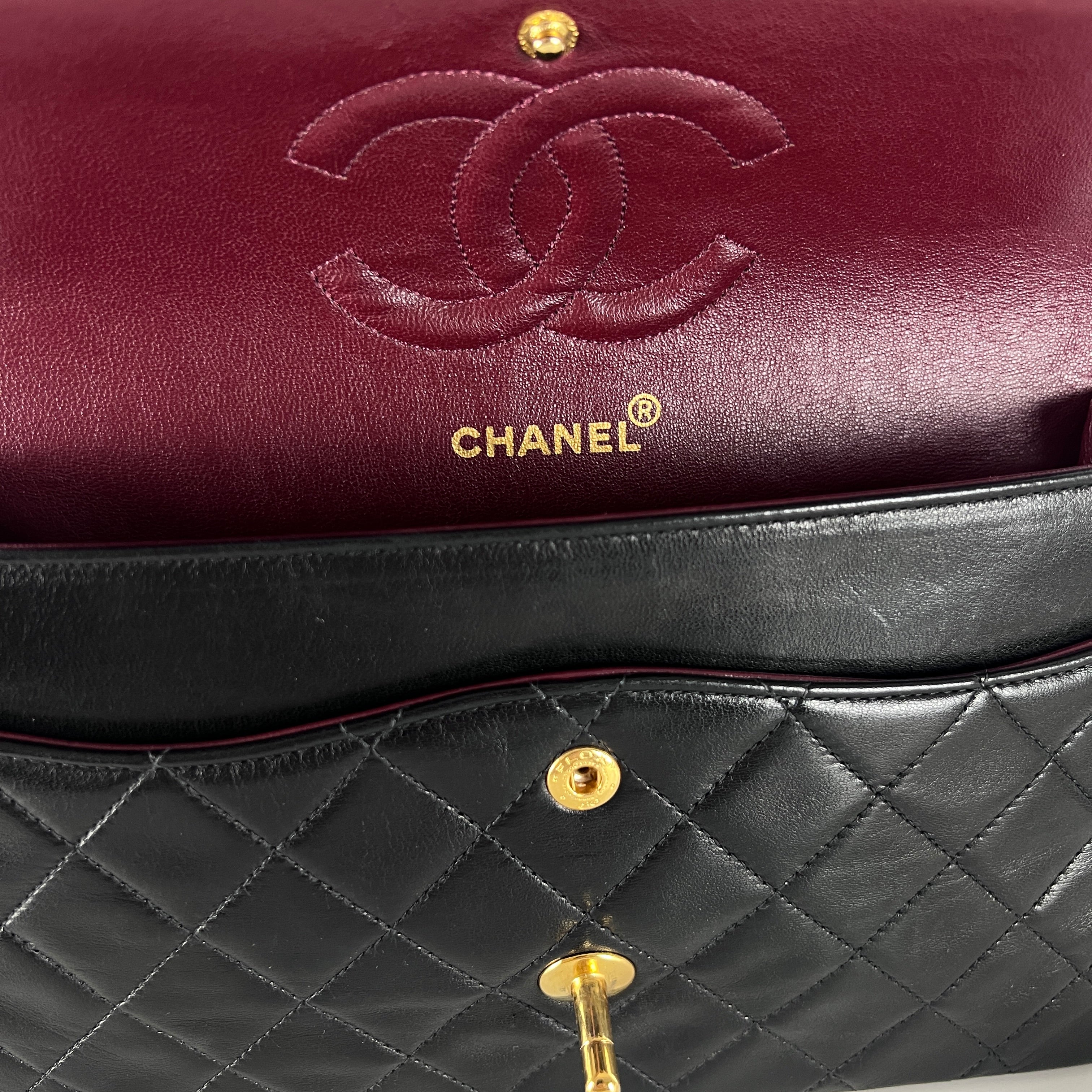 CHANEL Timeless Classique Medium black leather handbag