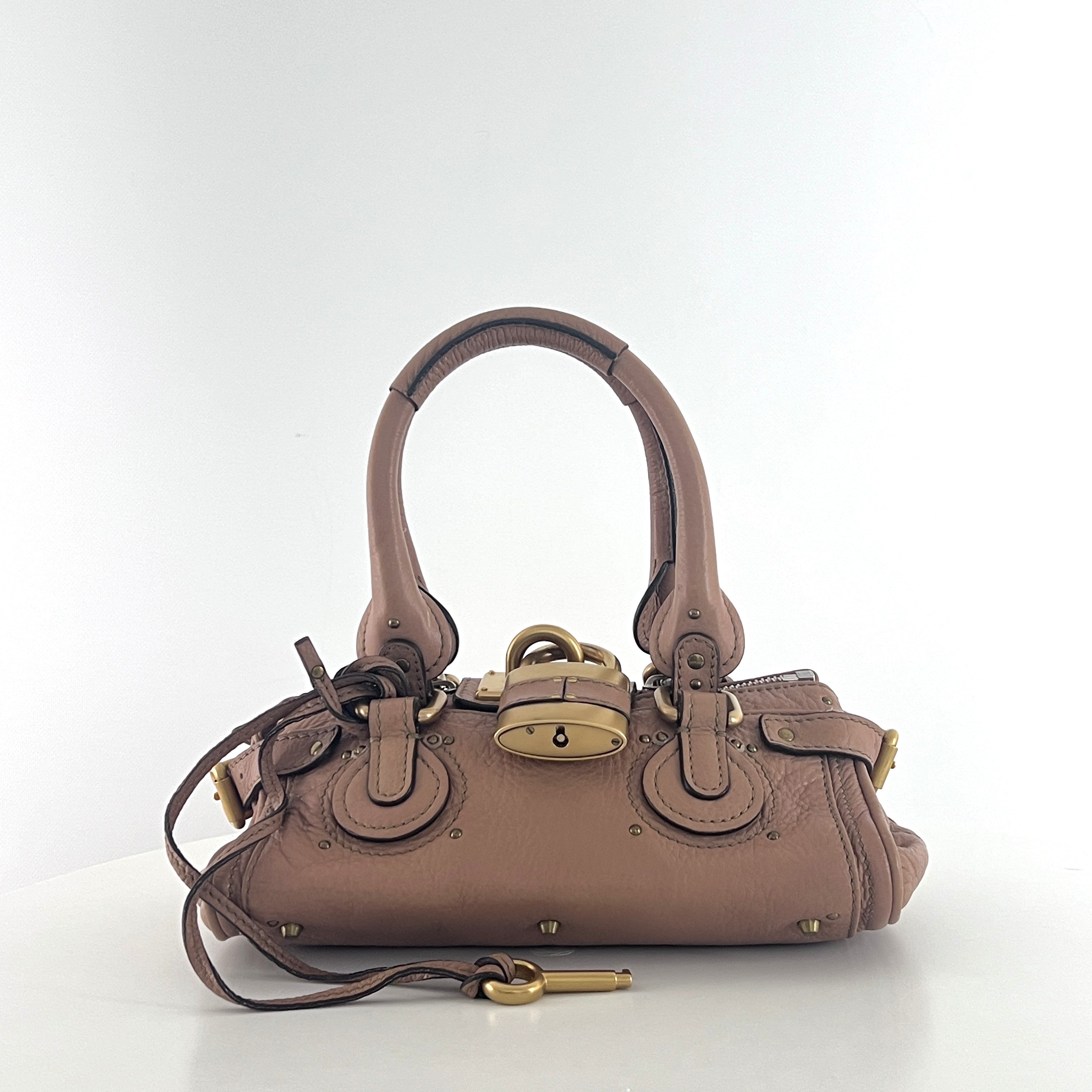 CHLOÉ Paddington brown leather handbag