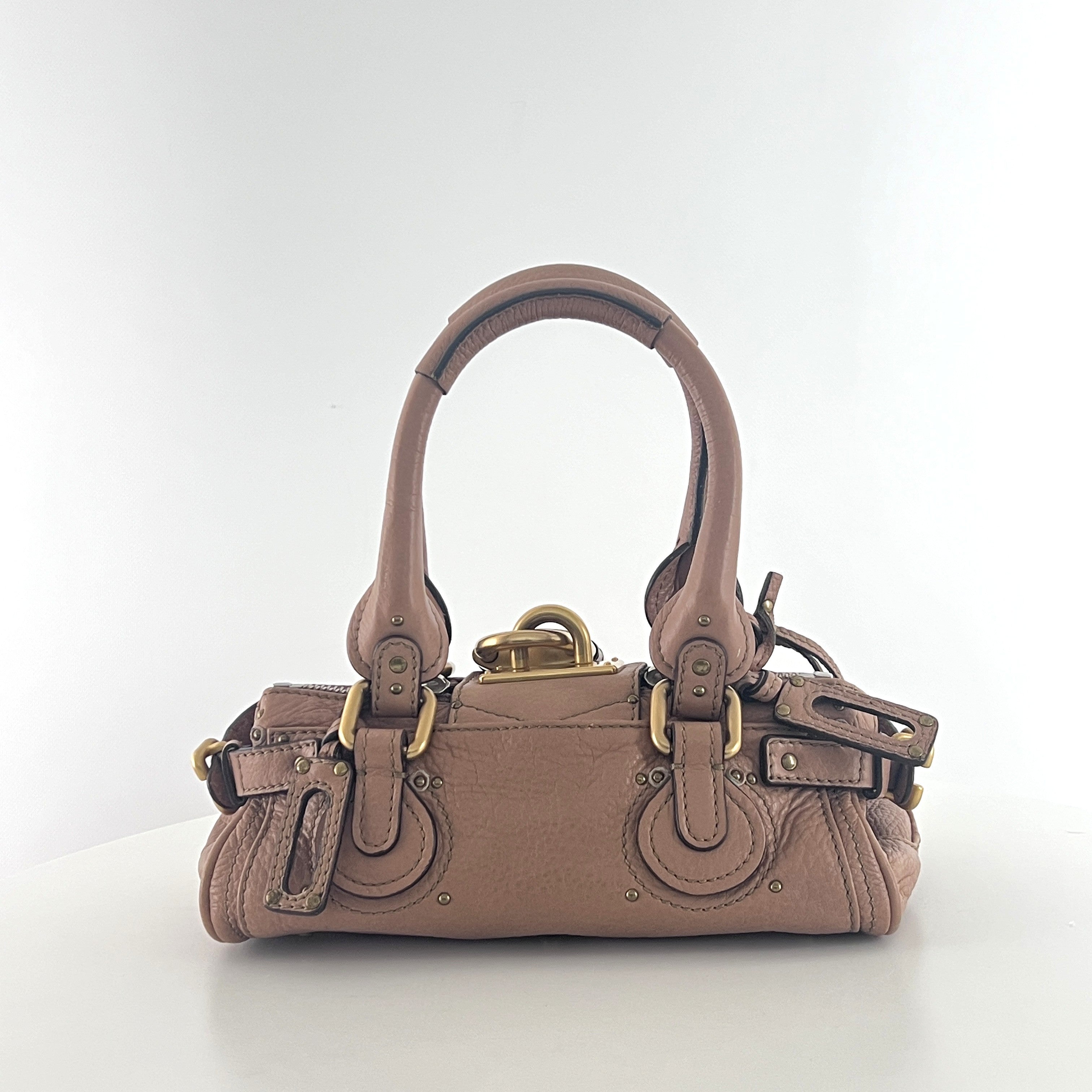 CHLOÉ Paddington brown leather handbag