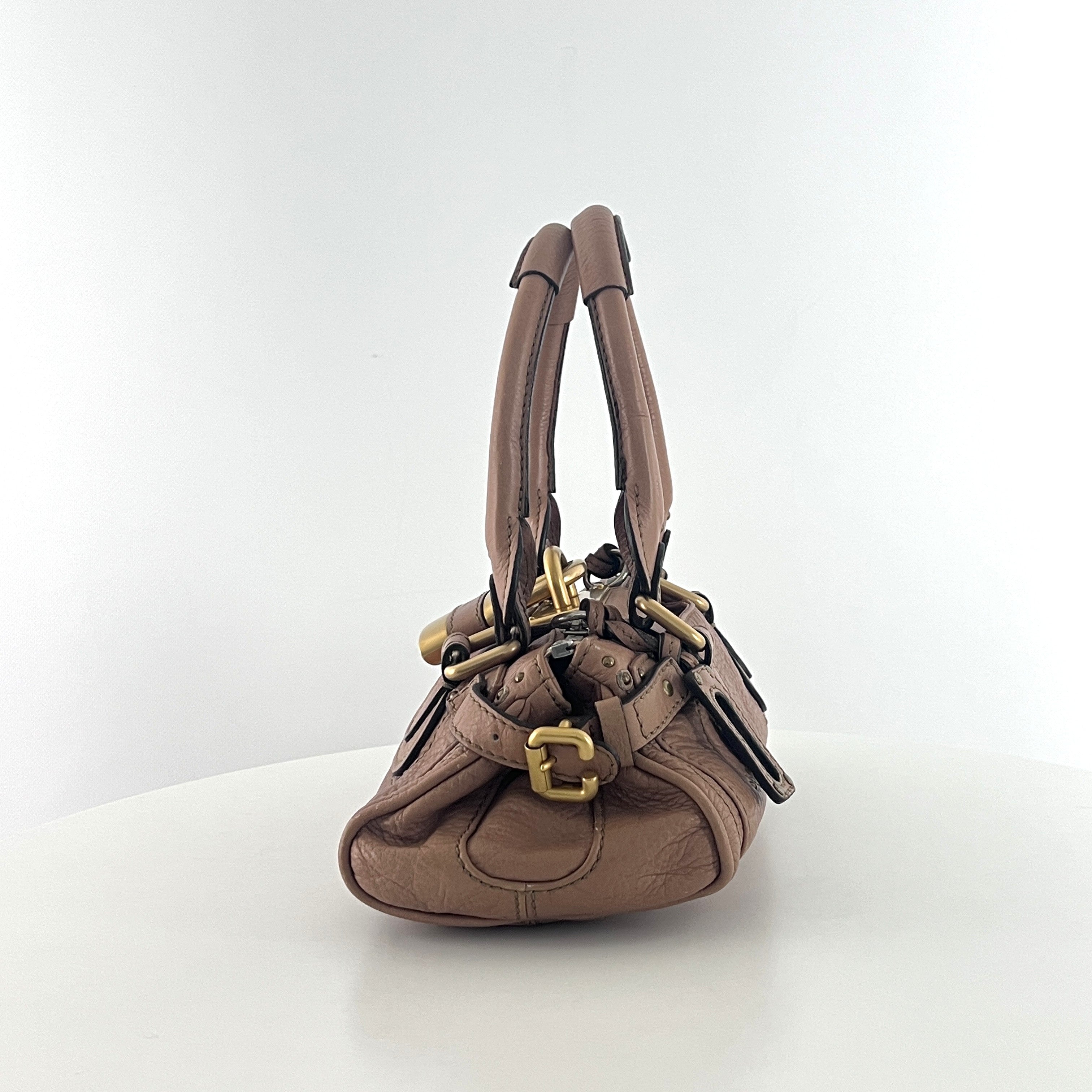 CHLOÉ Paddington brown leather handbag