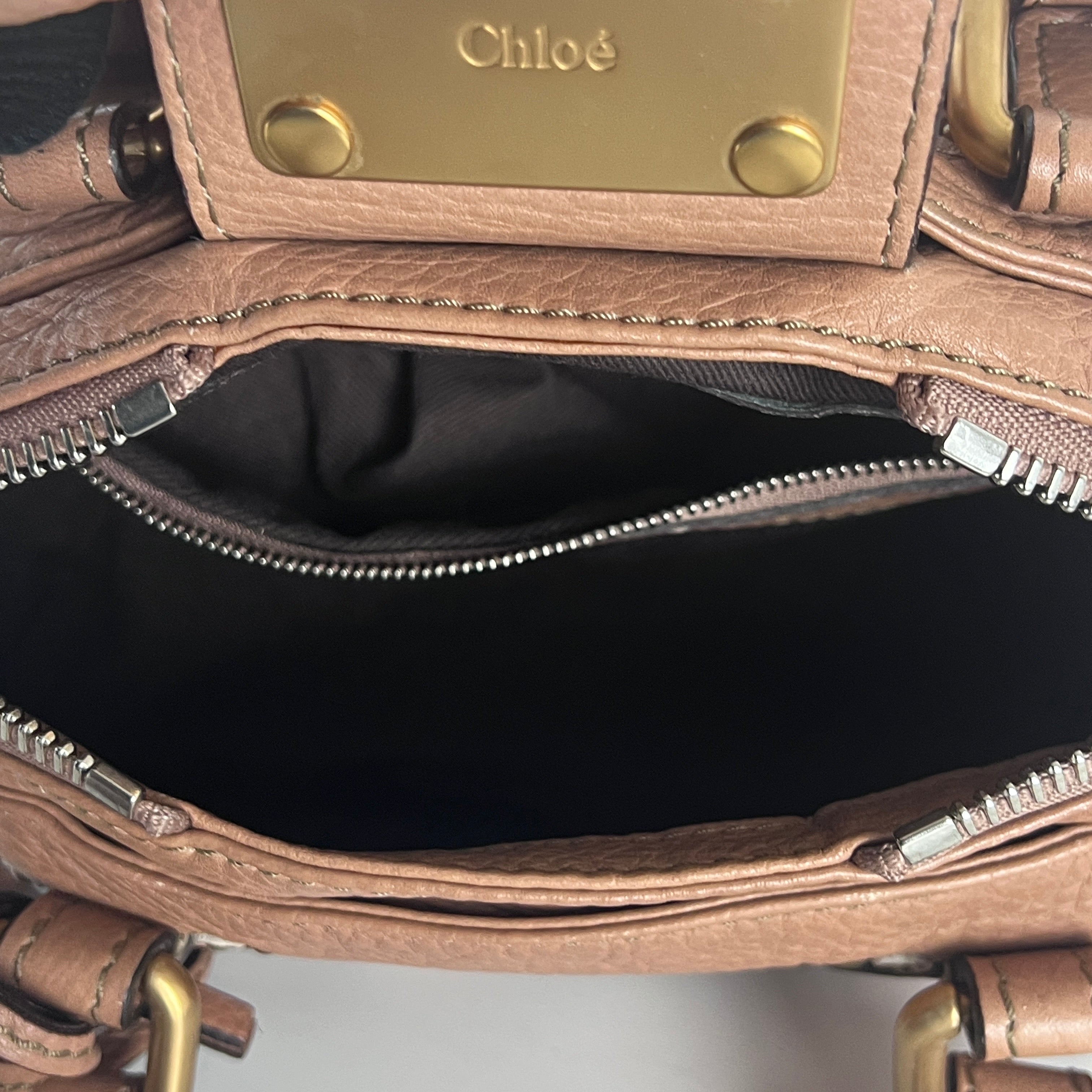 CHLOÉ Paddington brown leather handbag