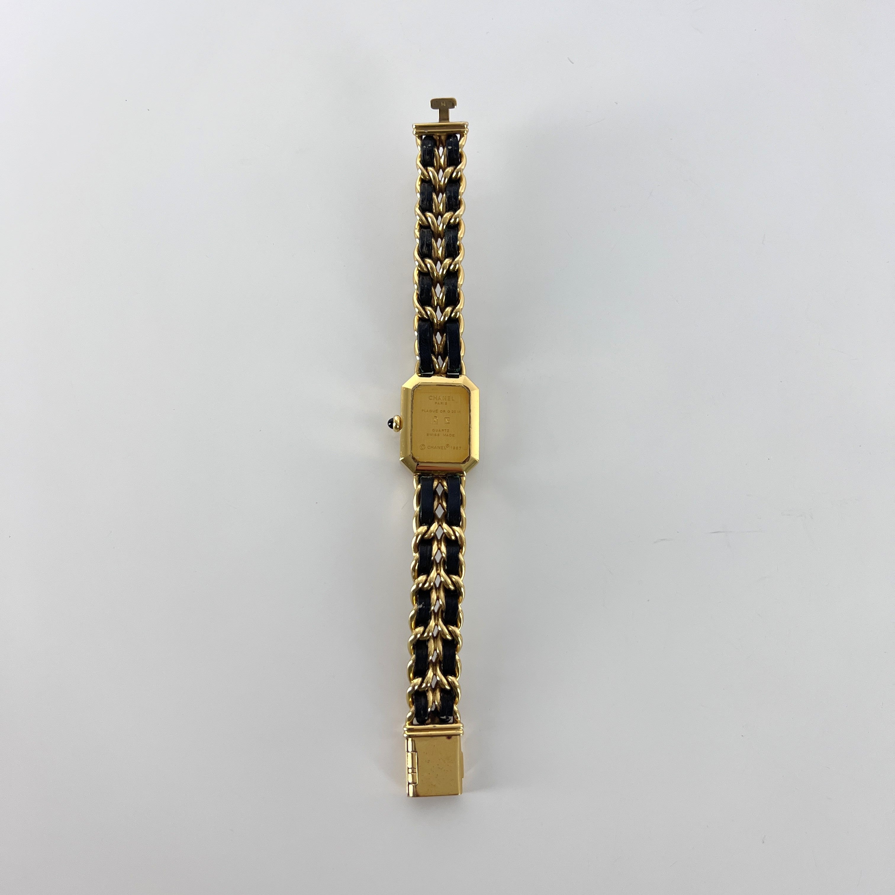 Montre CHANEL Première  plaqué or doré