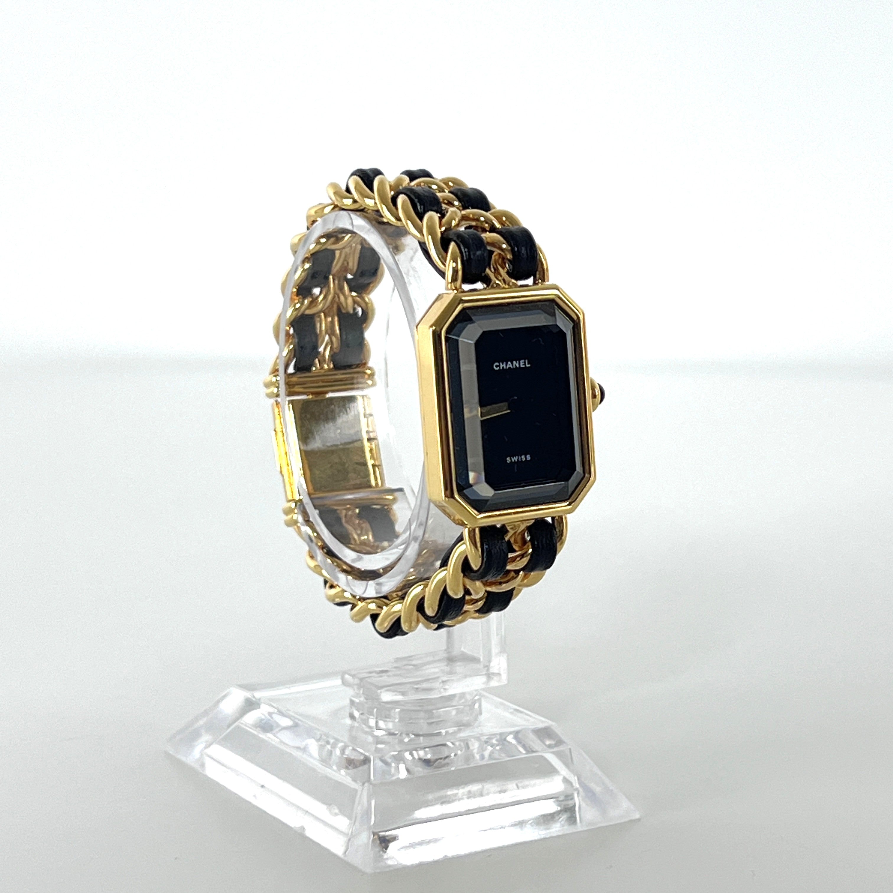 Montre CHANEL Première  plaqué or doré