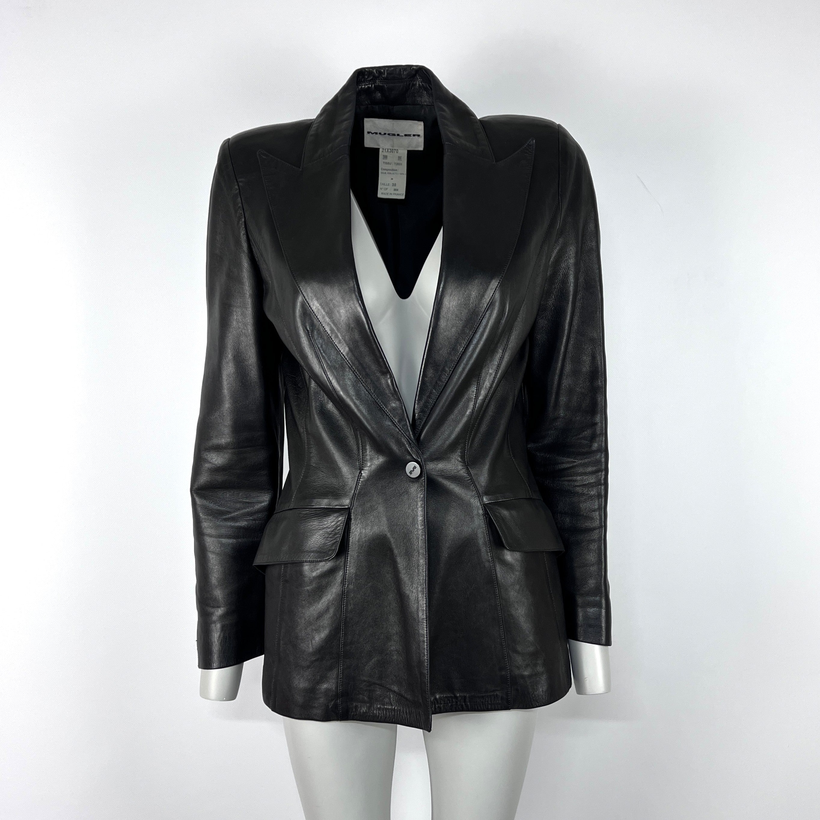 Veste MUGLER S - 36 Cuir