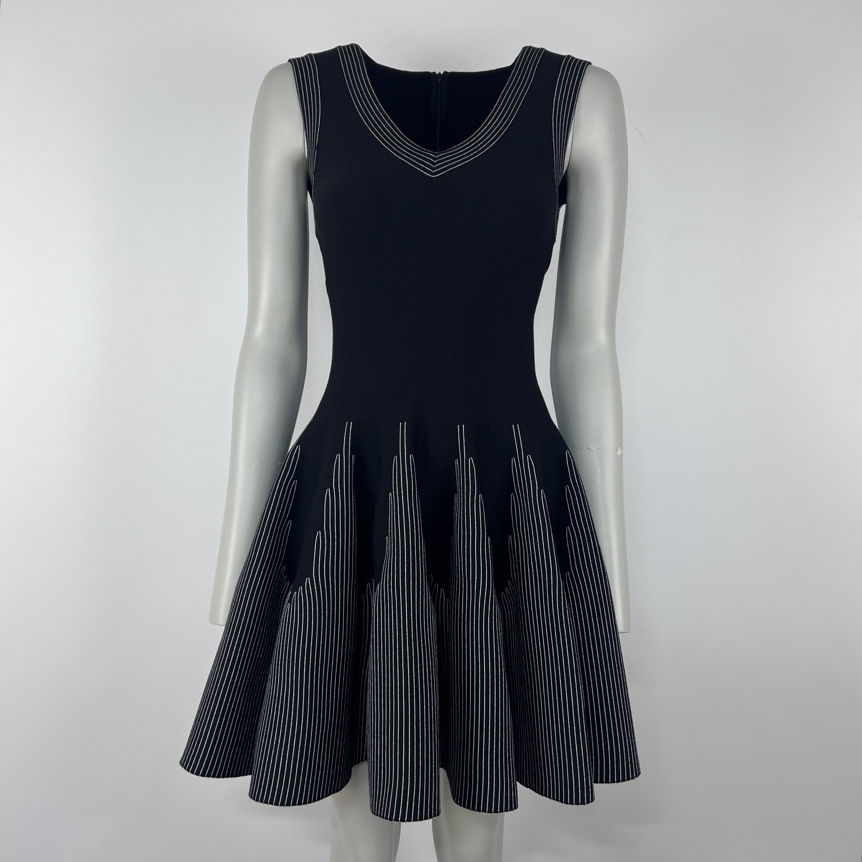 Robe ALAIA XS Laine Noir