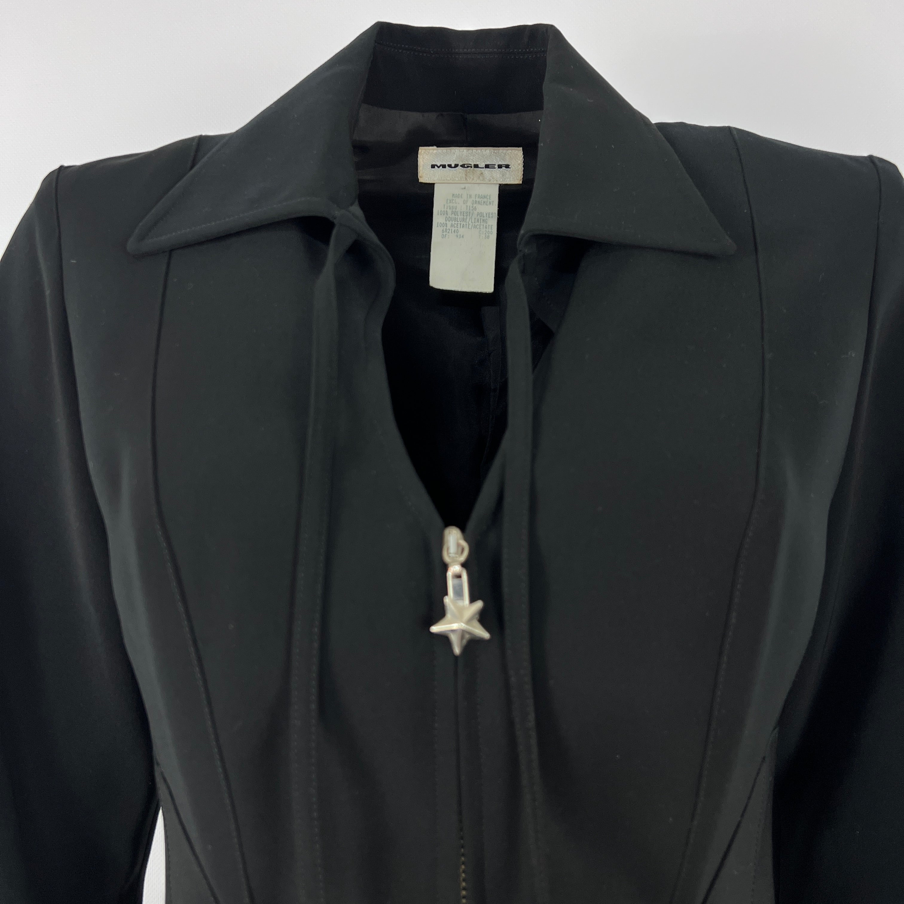 Robe MUGLER S Polyester Noir