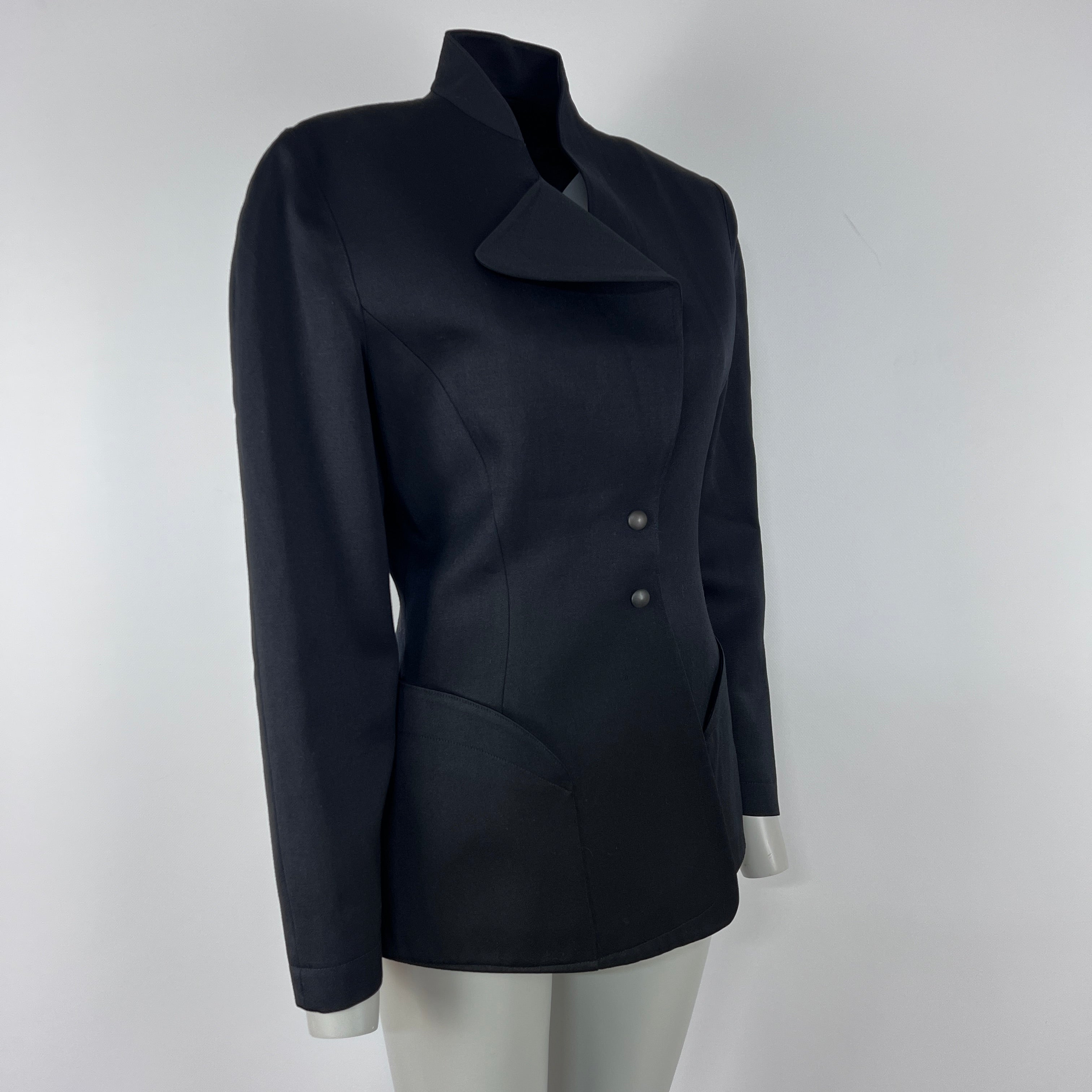 Veste MUGLER S Laine Noir