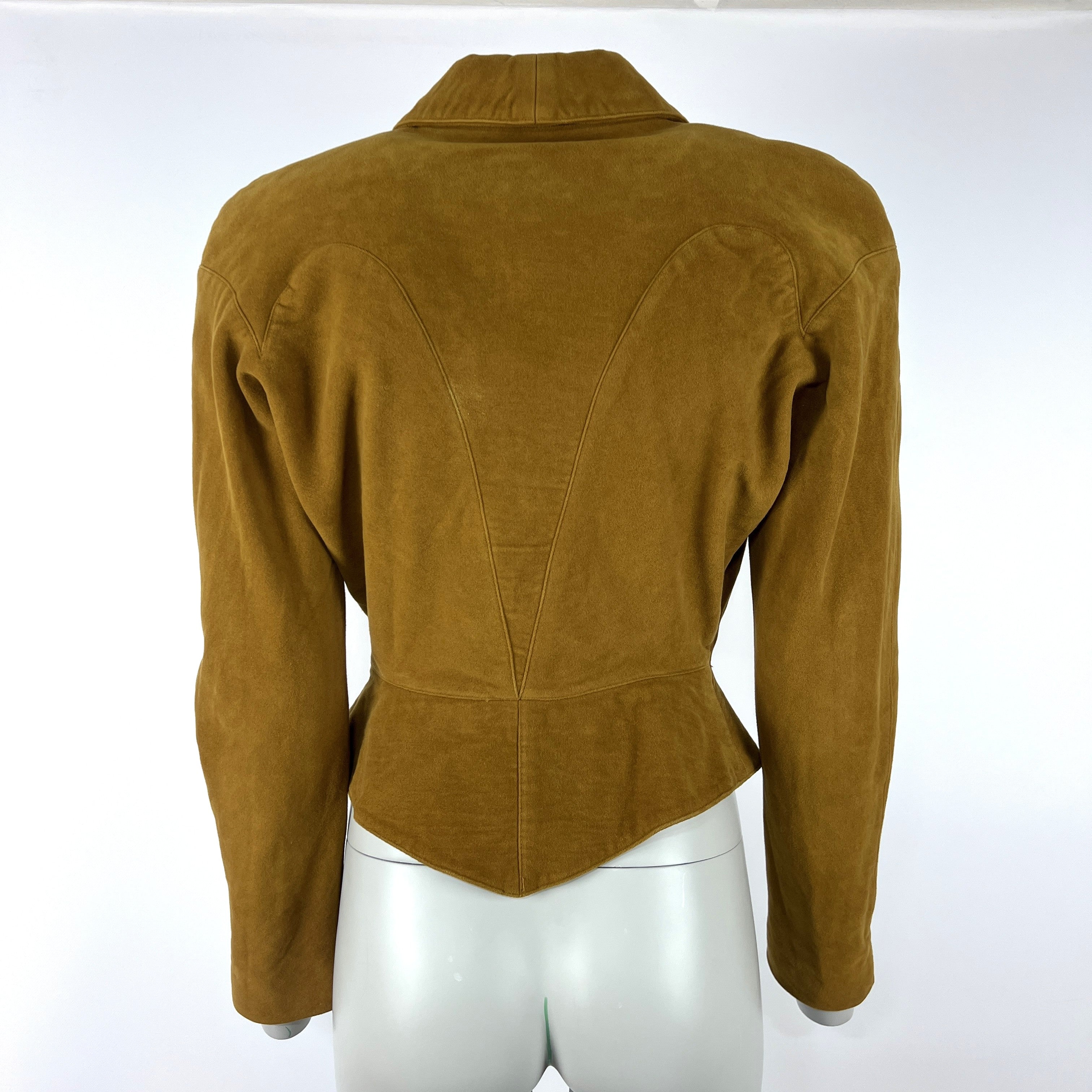 Veste MUGLER XS Coton Marron