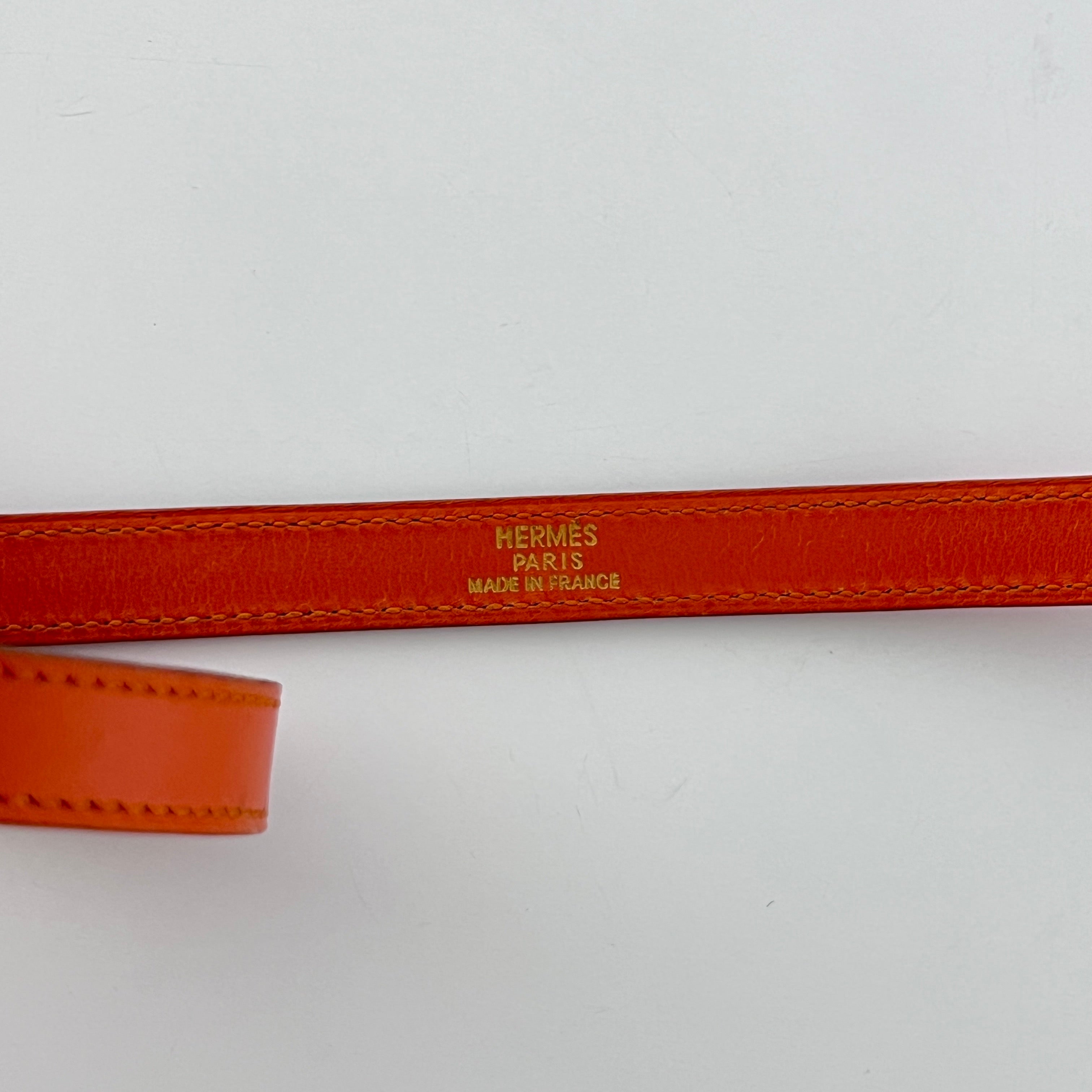 Bracelet HERMÈS Kelly plaqué or doré