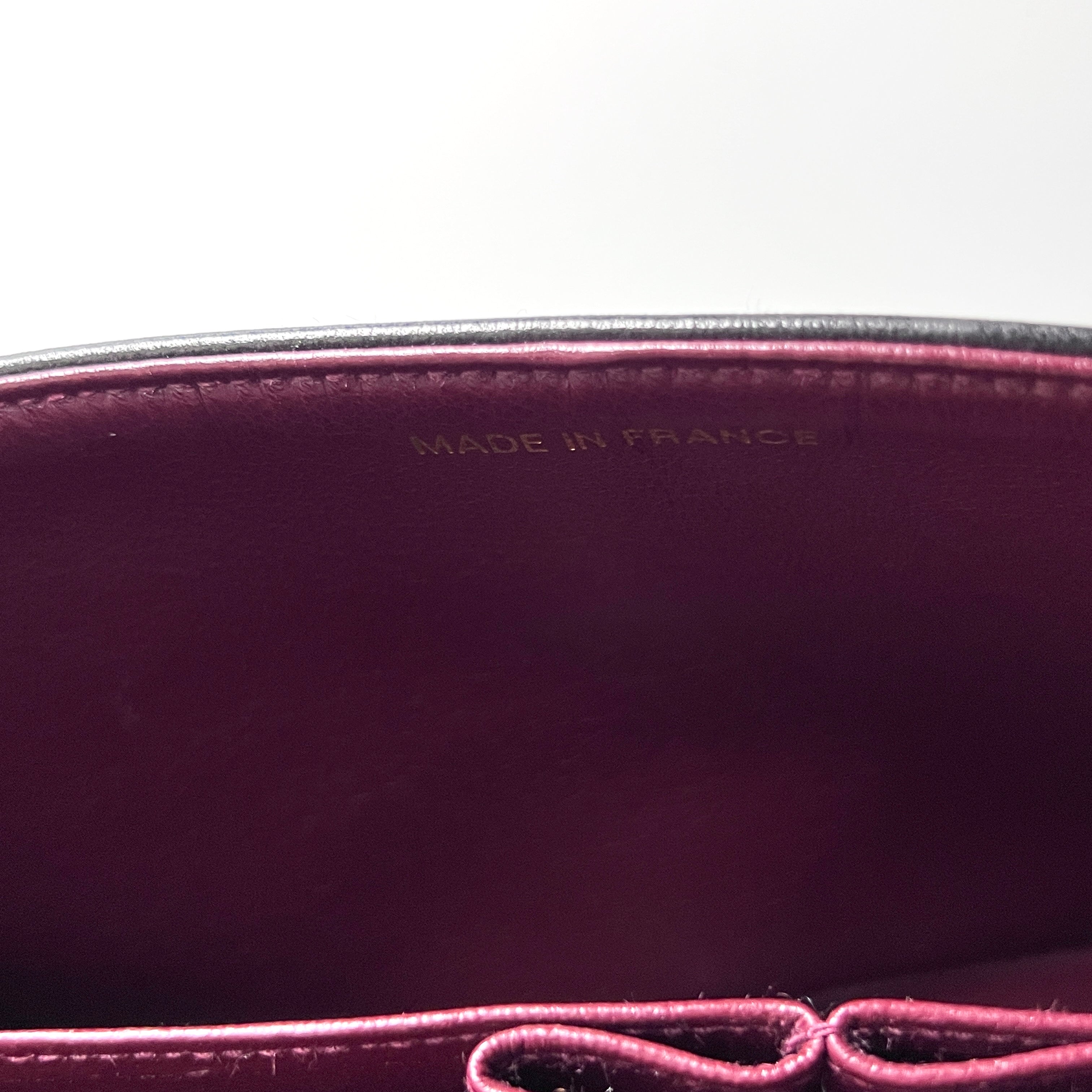 Sac à main CHANEL Timeless Classique Small Double Flap cuir d'agneau noir