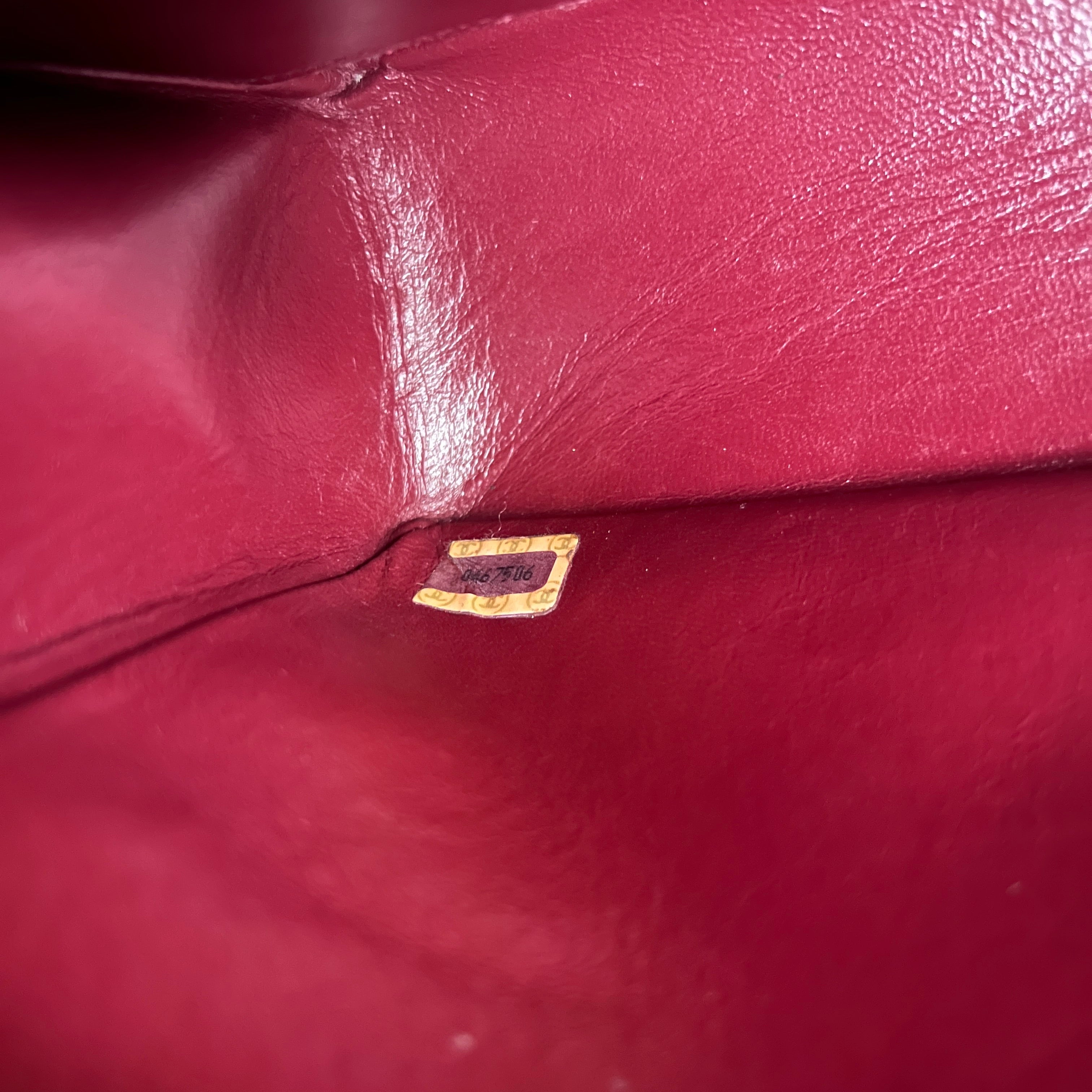 Sac à main CHANEL Timeless Classique Medium Double Flap cuir d'agneau noir