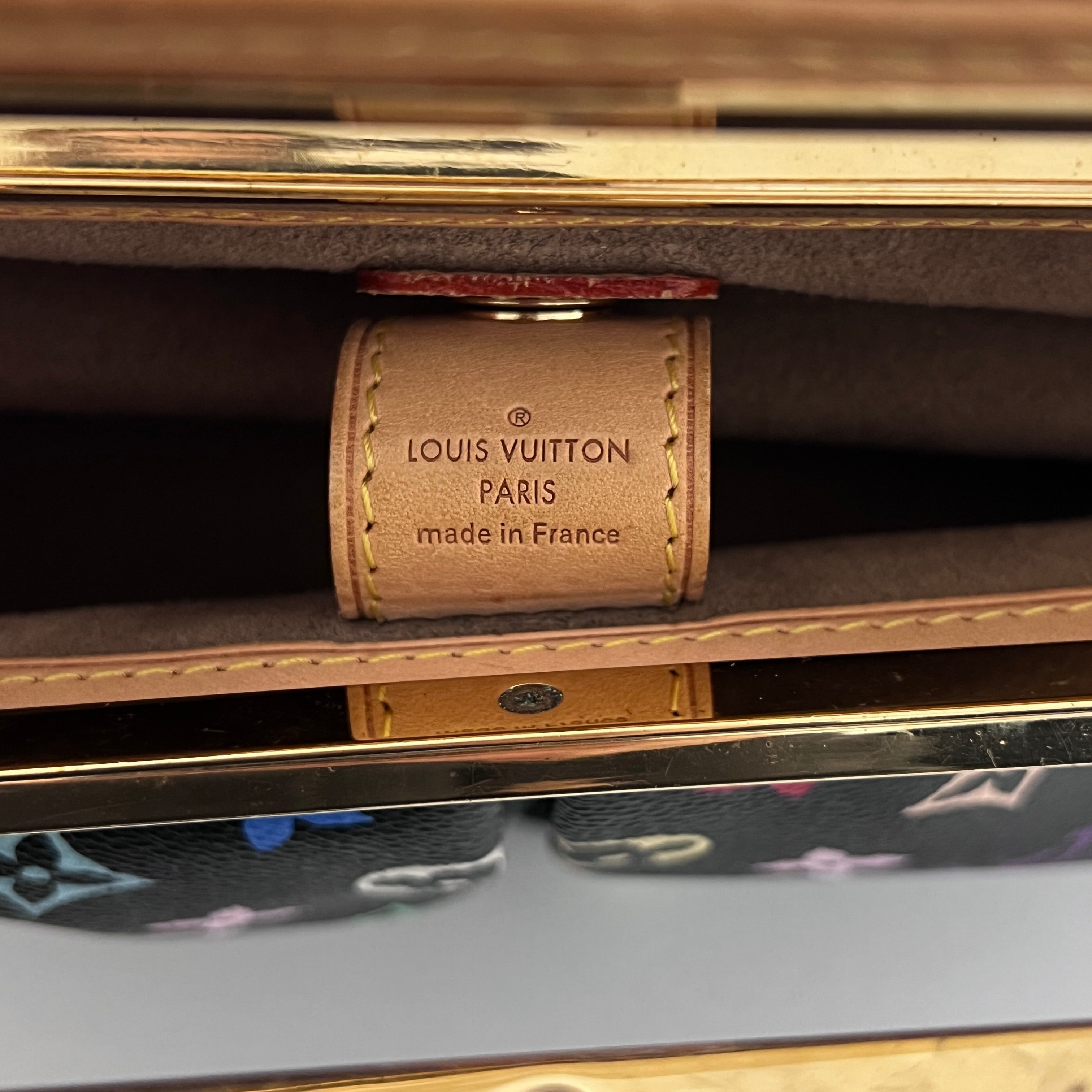 Sac à main LOUIS VUITTON Judy Murakami toile et cuir marron