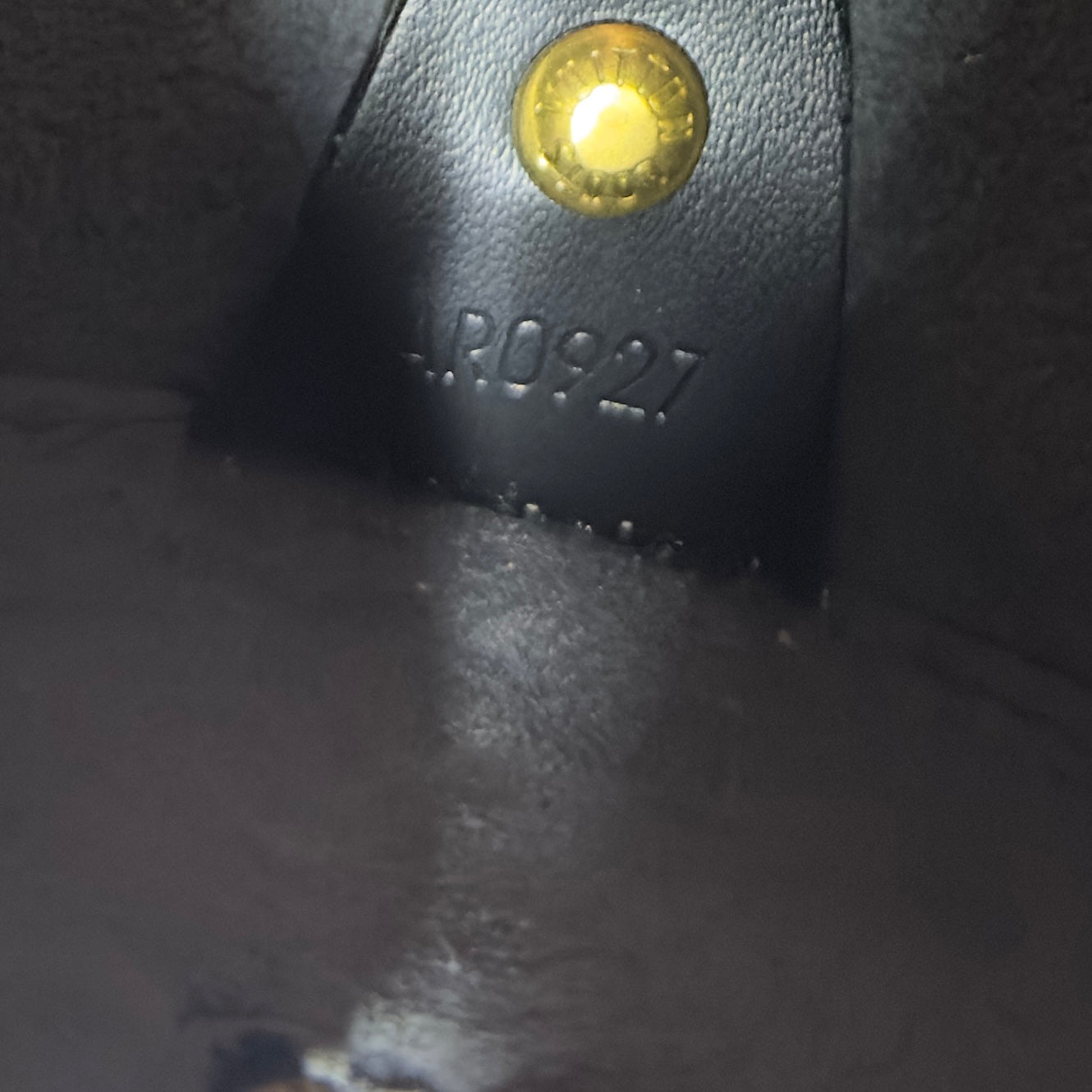 Sac à main LOUIS VUITTON Soufflot cuir épi noir