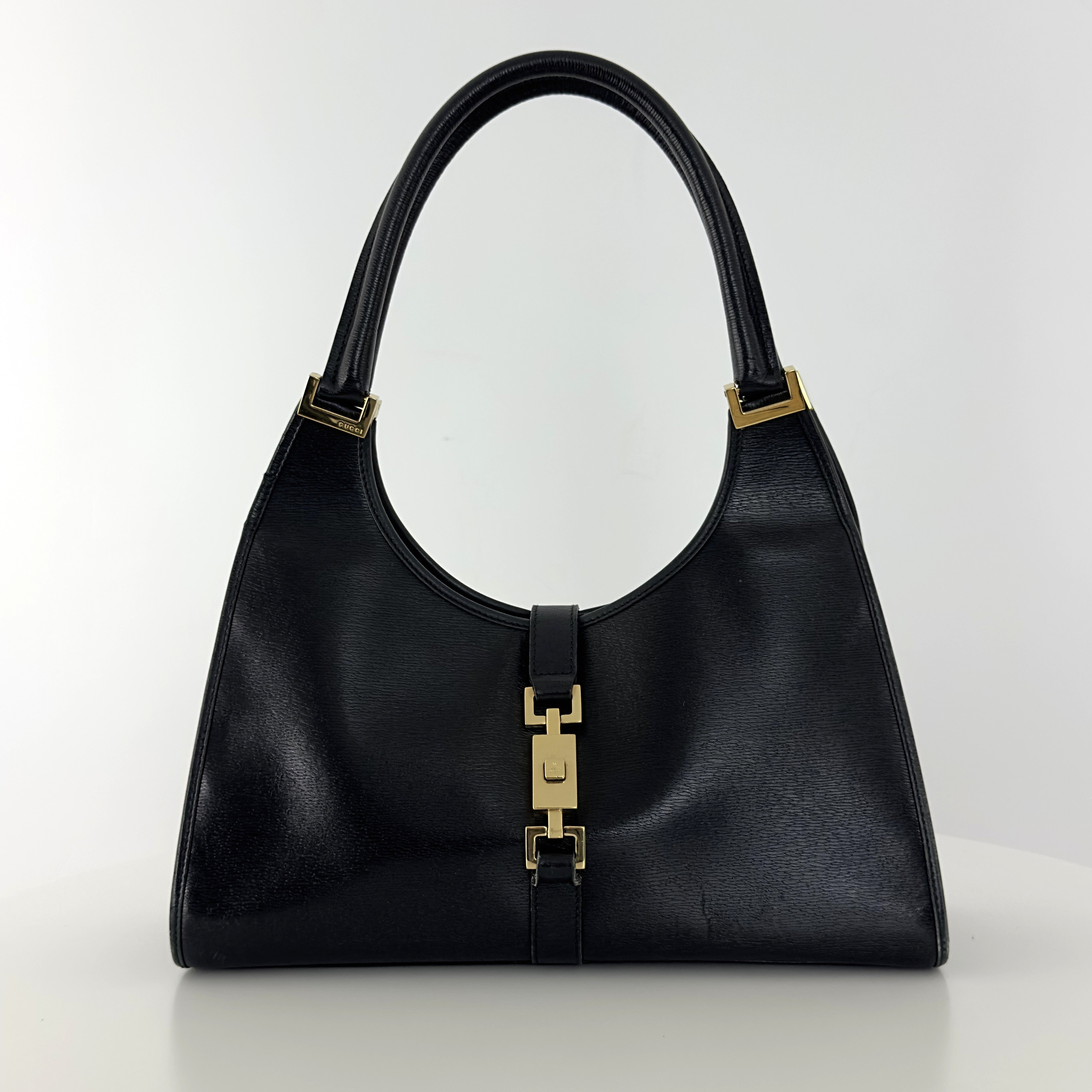 Sac à main GUCCI Jackie cuir noir