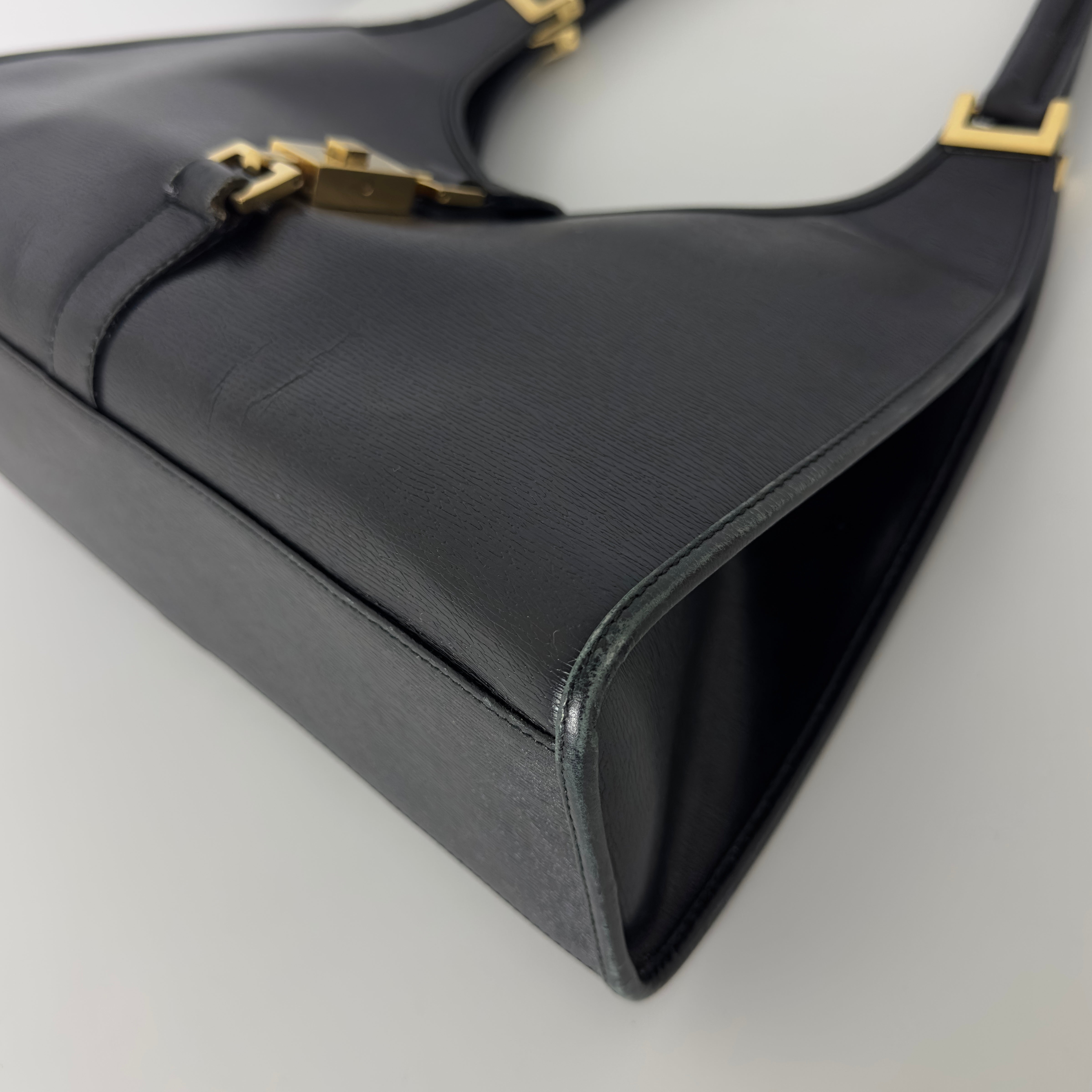Sac à main GUCCI Jackie cuir noir