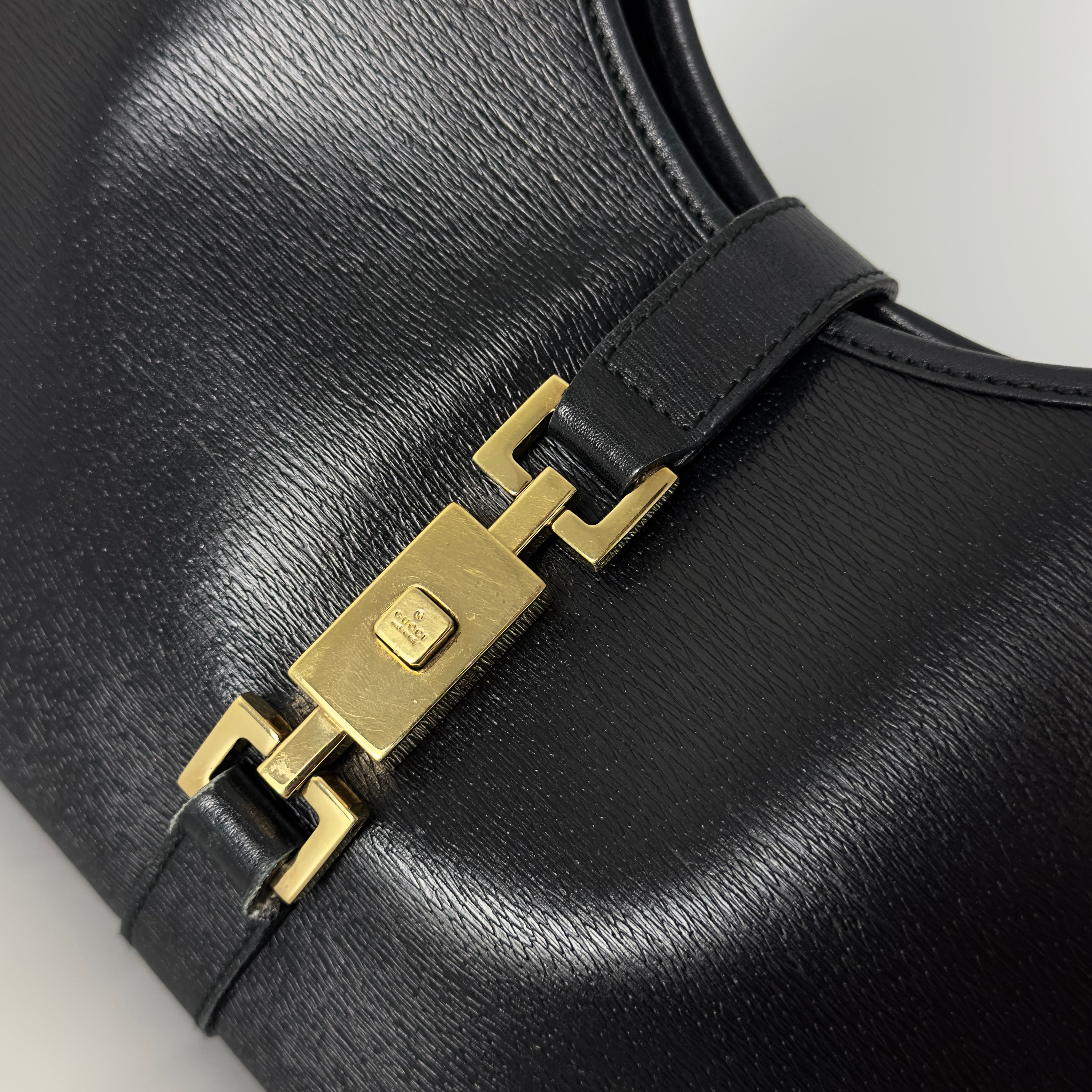 Sac à main GUCCI Jackie cuir noir