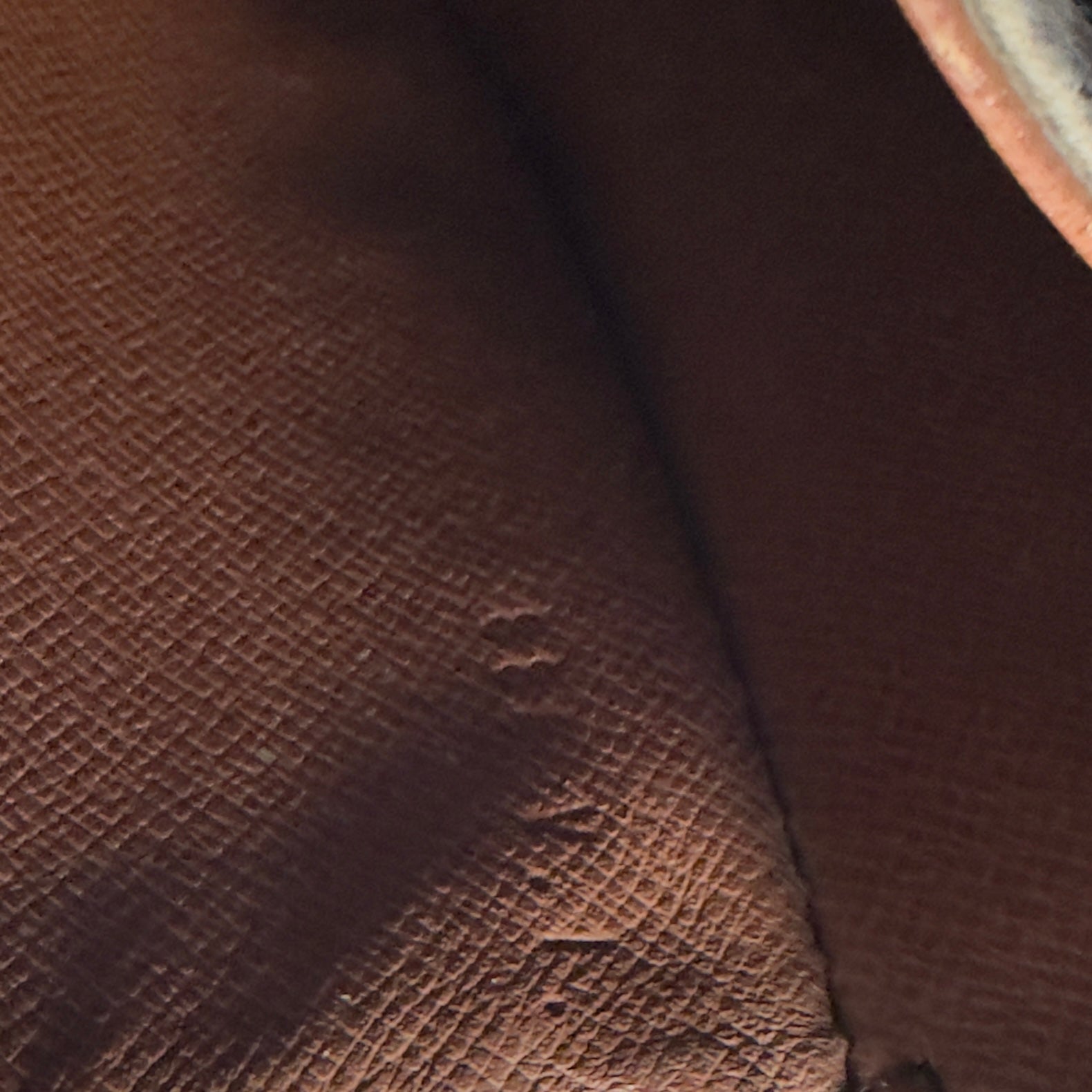 Sac à main LOUIS VUITTON Mini Saint Cloud toile et cuir marron