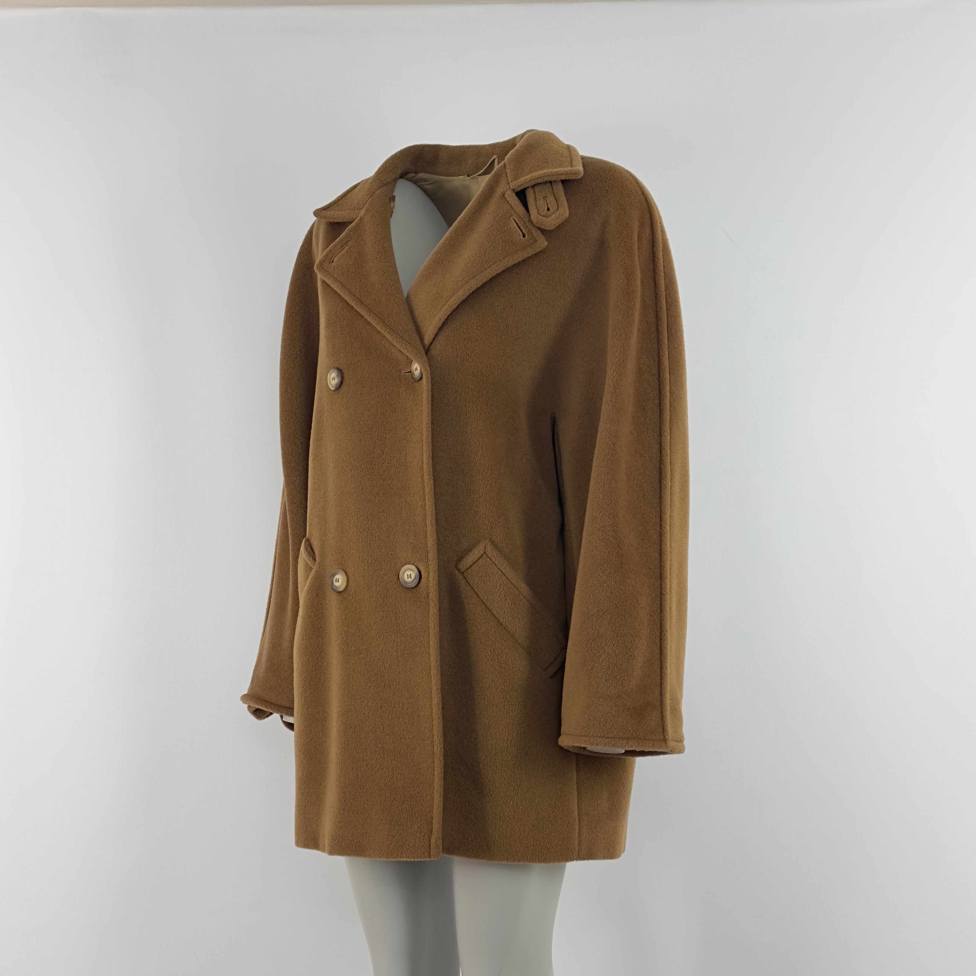 Manteau MAX MARA M laine marron