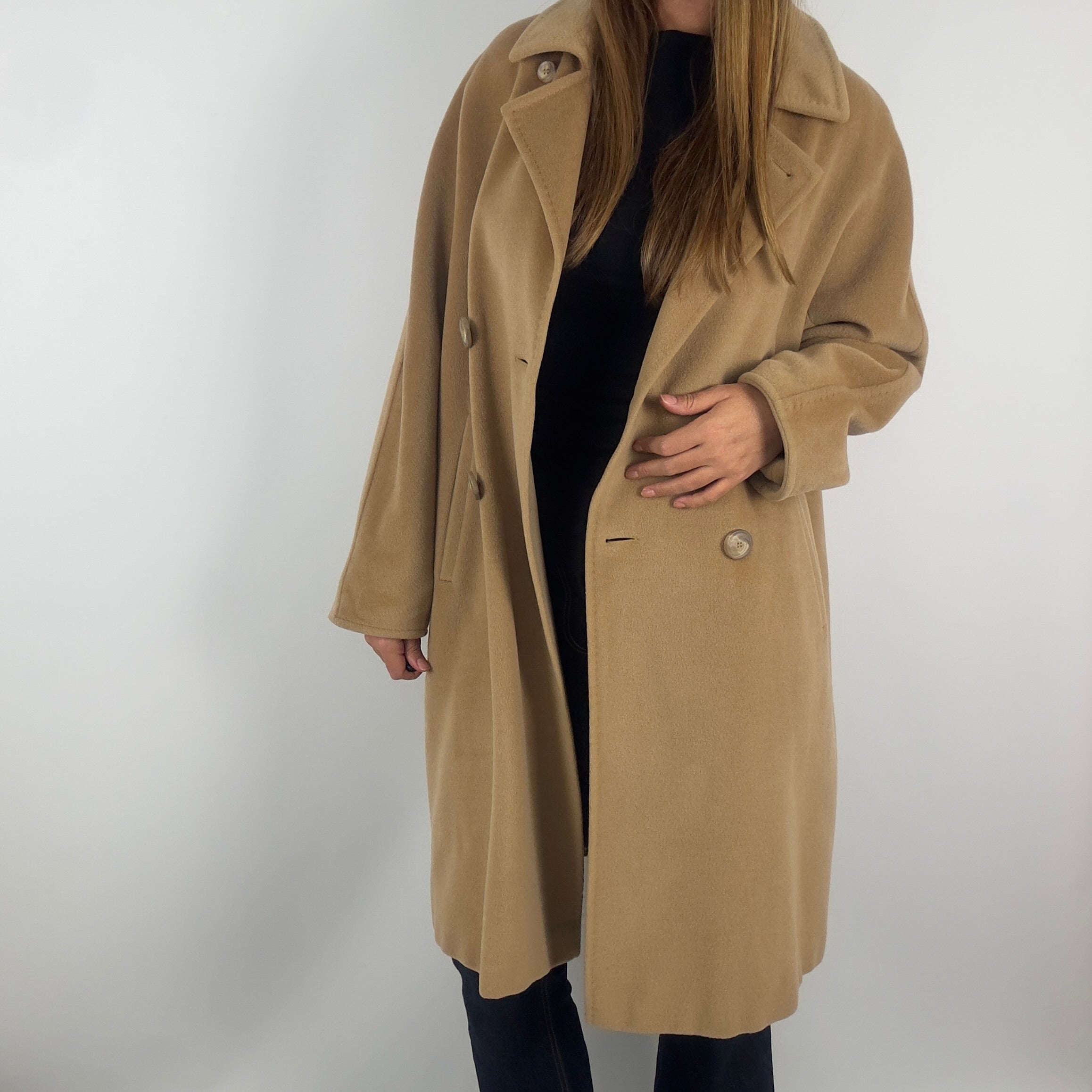 Manteau MAX MARA M laine beige