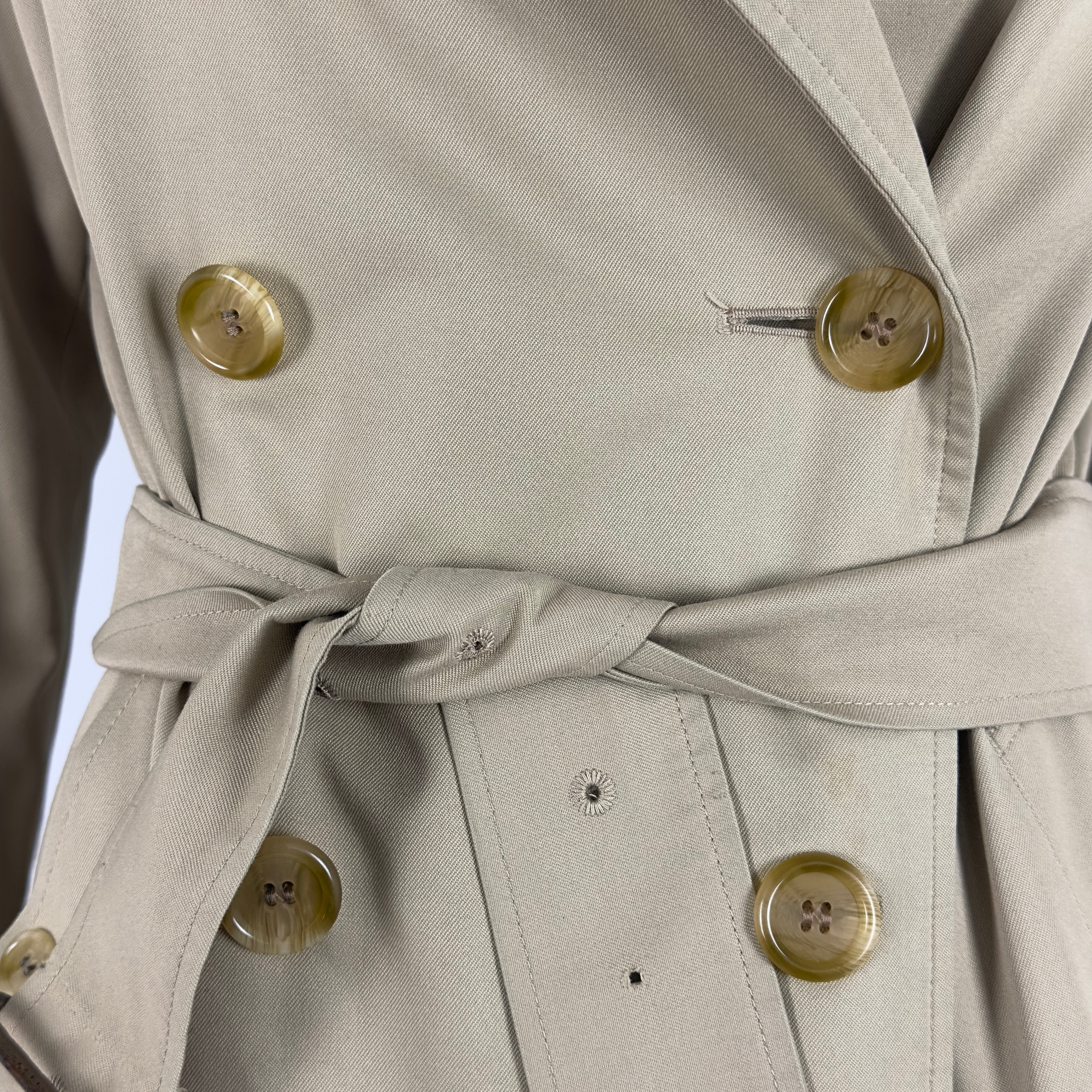 Trench Coat BURBERRY S coton beige