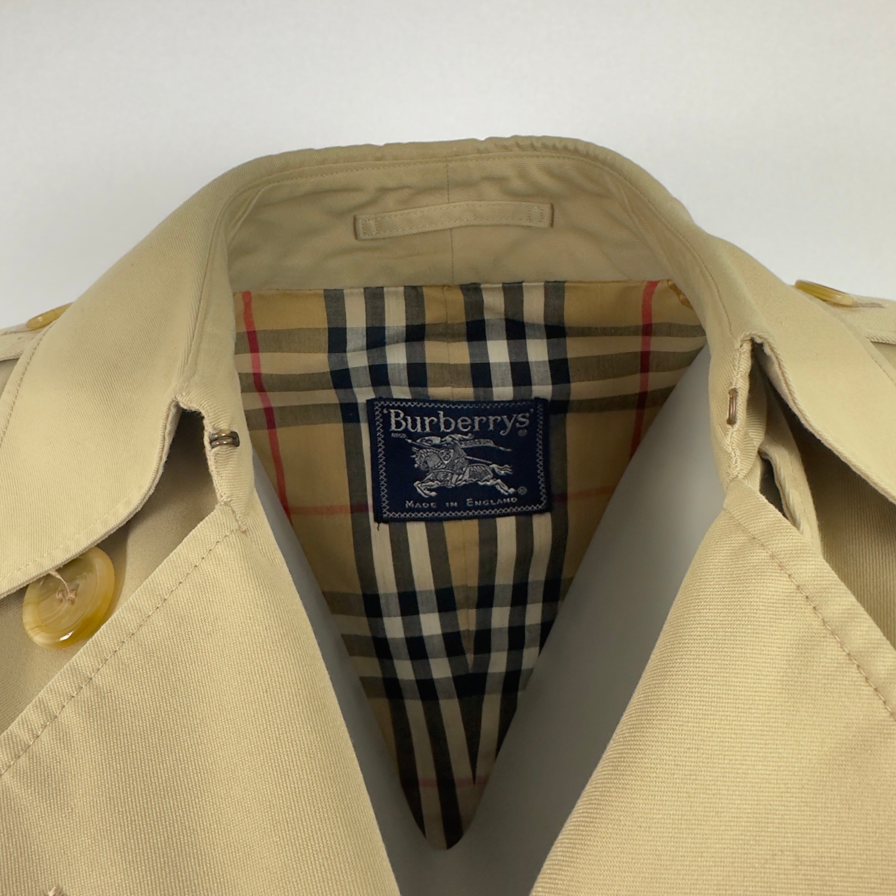 Trench Coat BURBERRY S coton beige