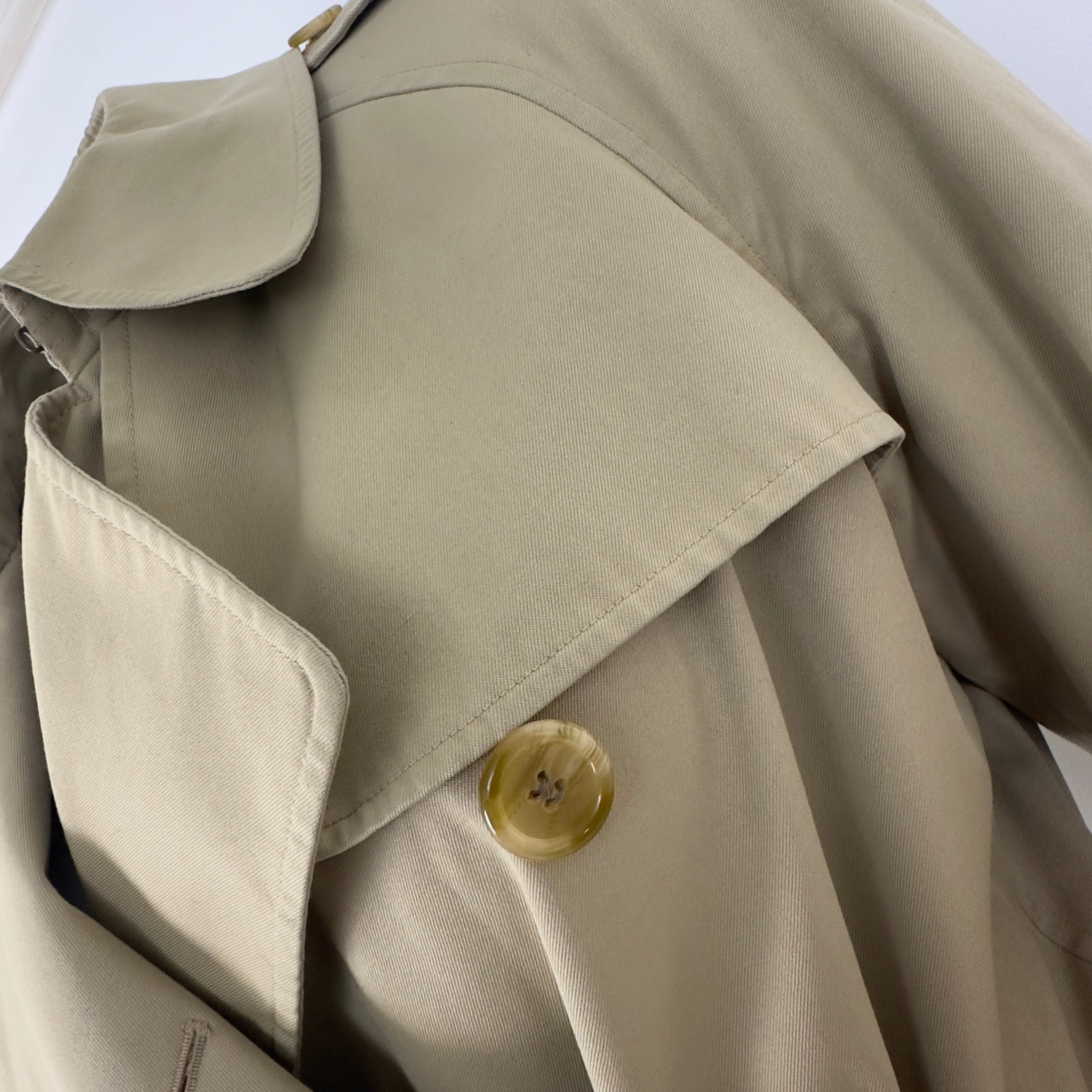 Trench Coat BURBERRY S coton beige