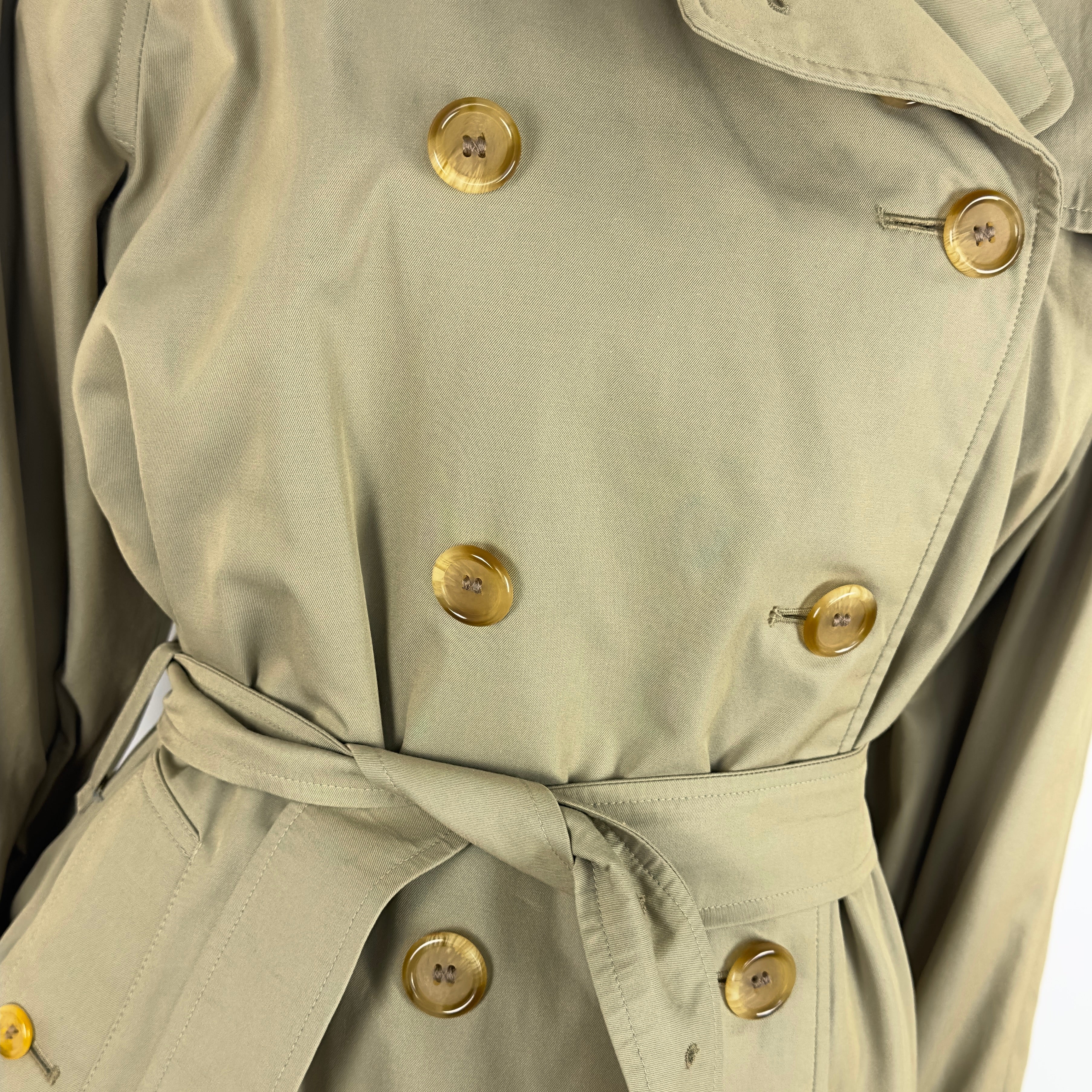 Trench Coat BURBERRY M coton kaki