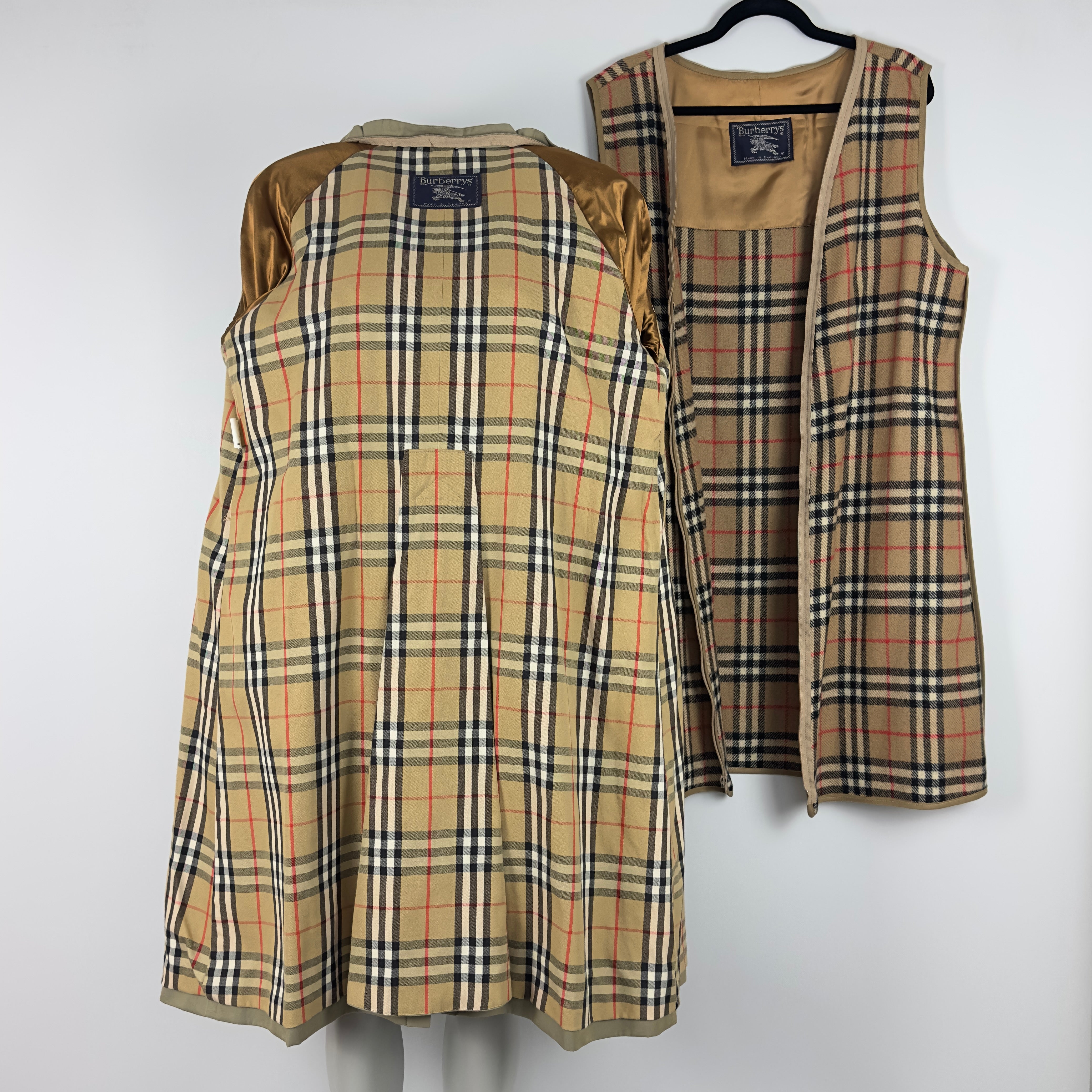 Trench Coat BURBERRY M coton kaki