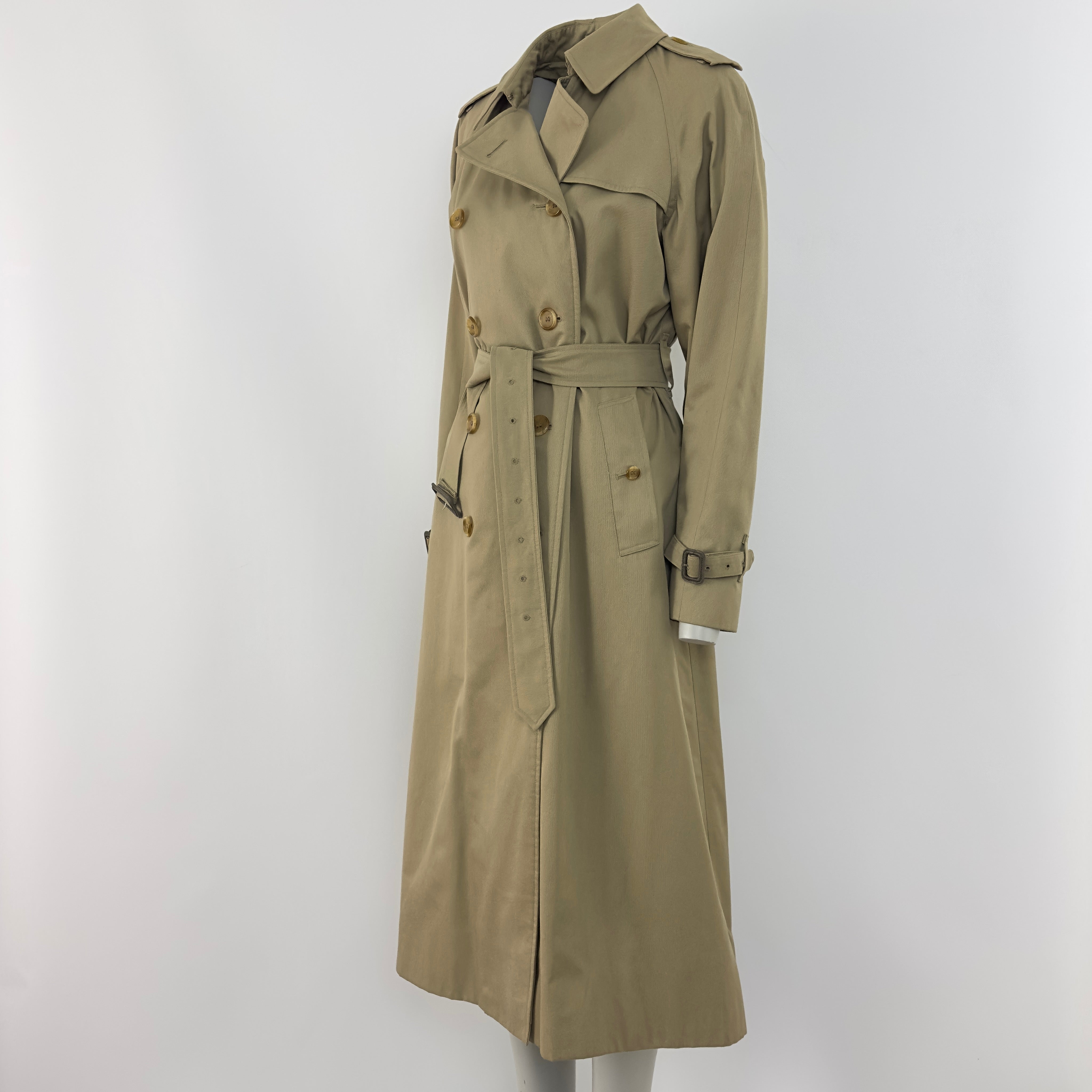 Trench Coat BURBERRY S coton beige
