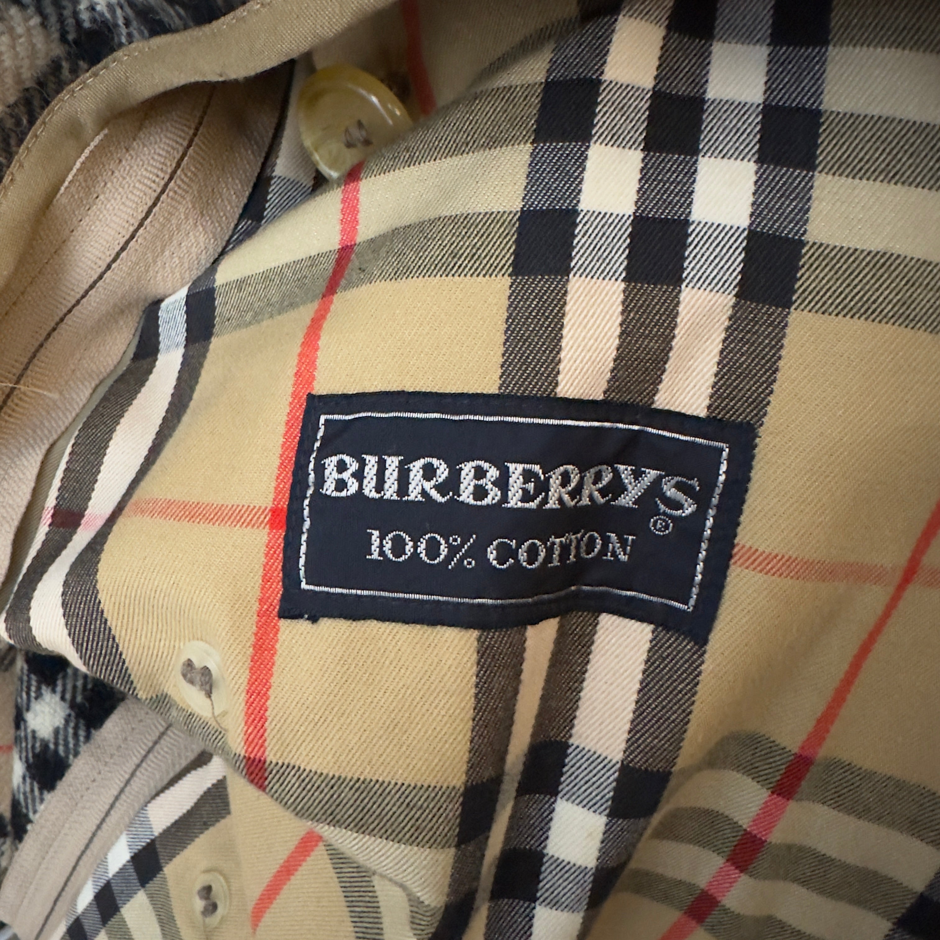 Trench Coat BURBERRY M coton kaki