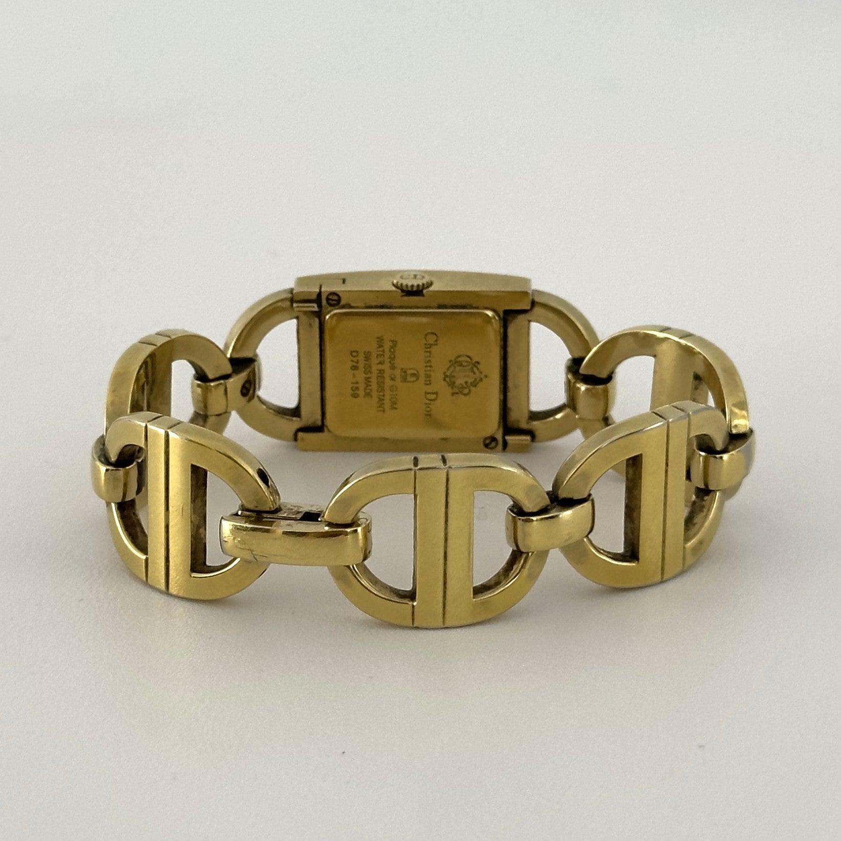 Montre DIOR Malice métal dorée