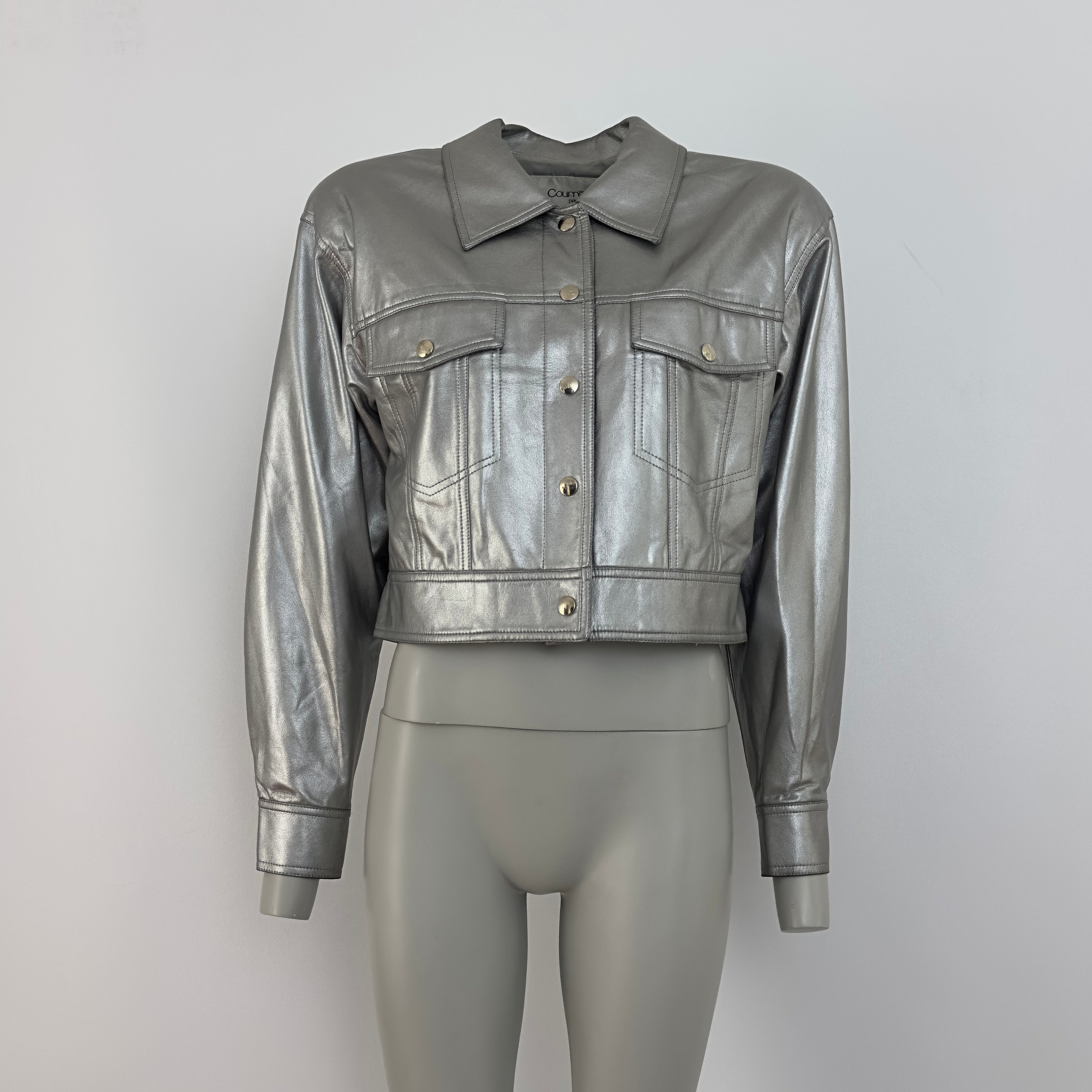 Blouson COURREGES S argenté