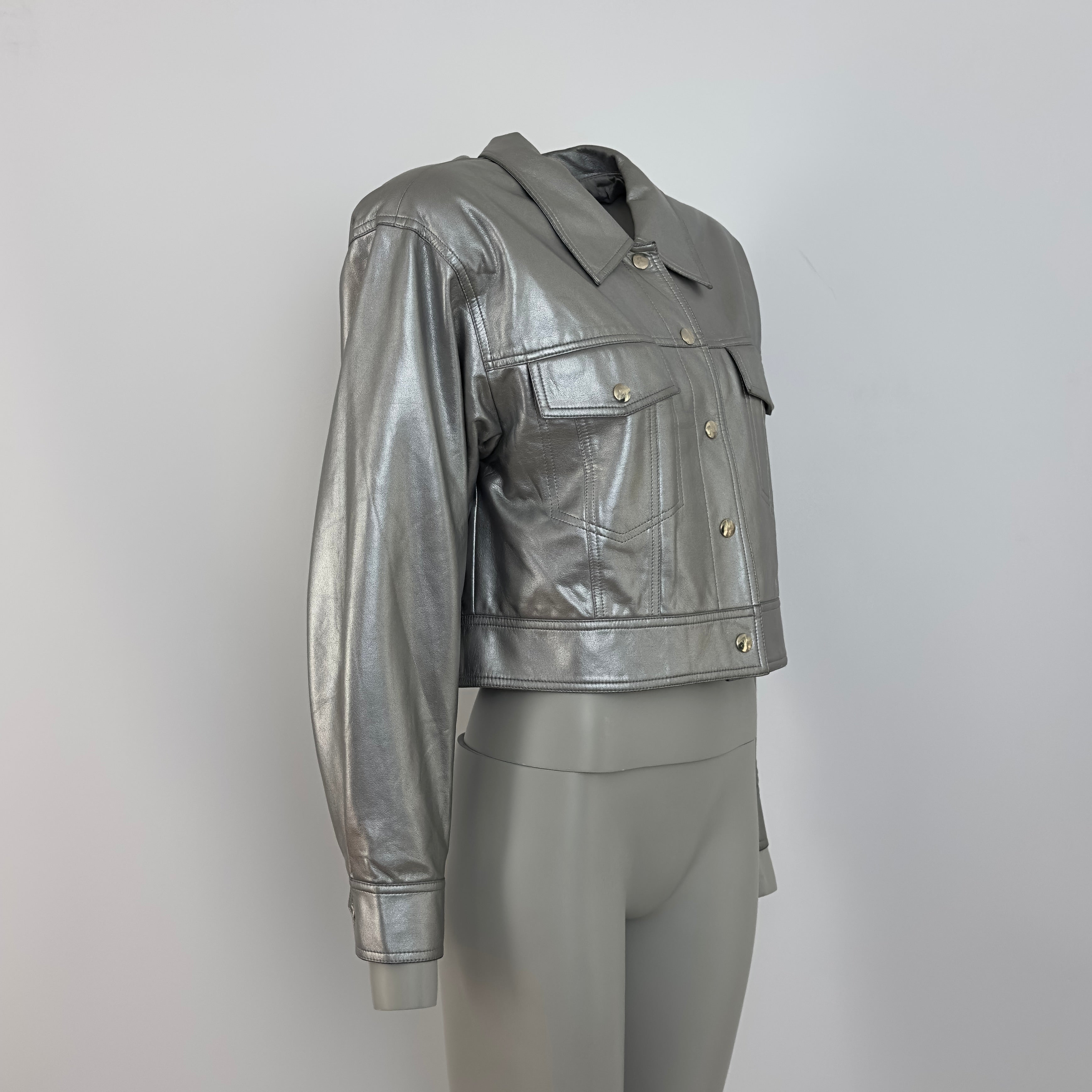 Blouson COURREGES S argenté