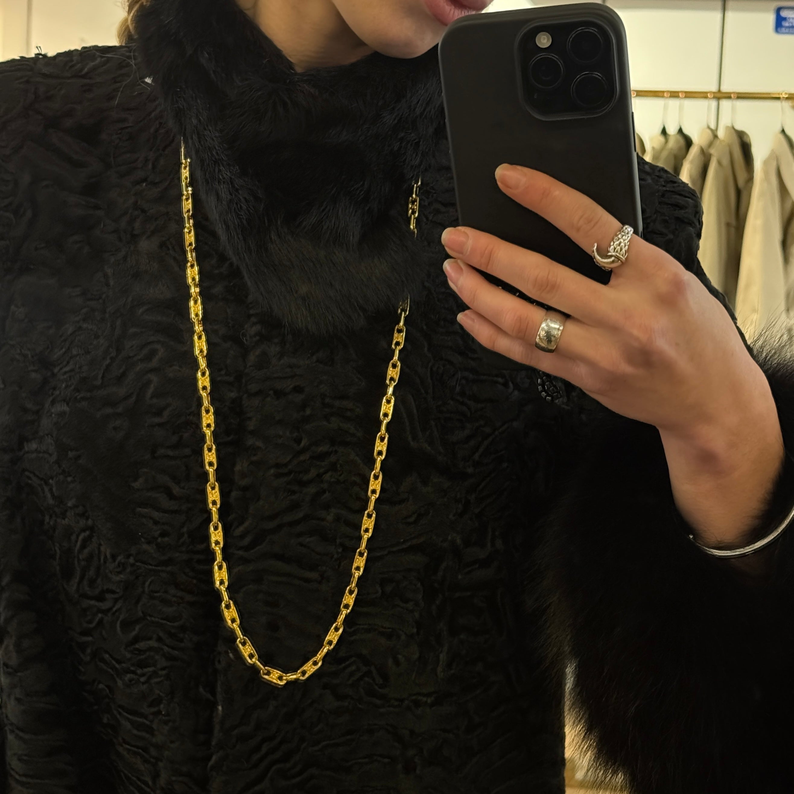 CELINE Triumph Chain Necklace