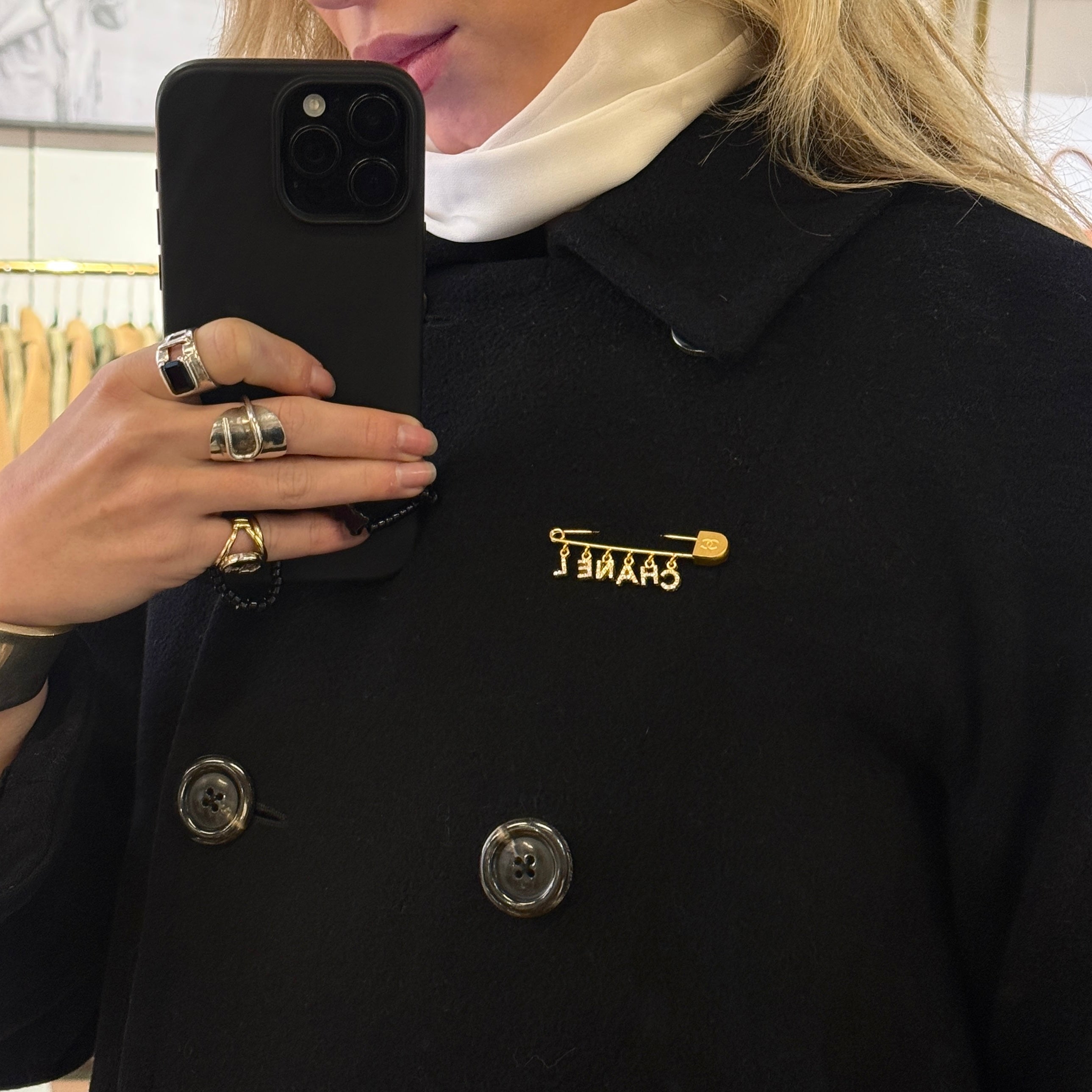 Broche CHANEL Strass