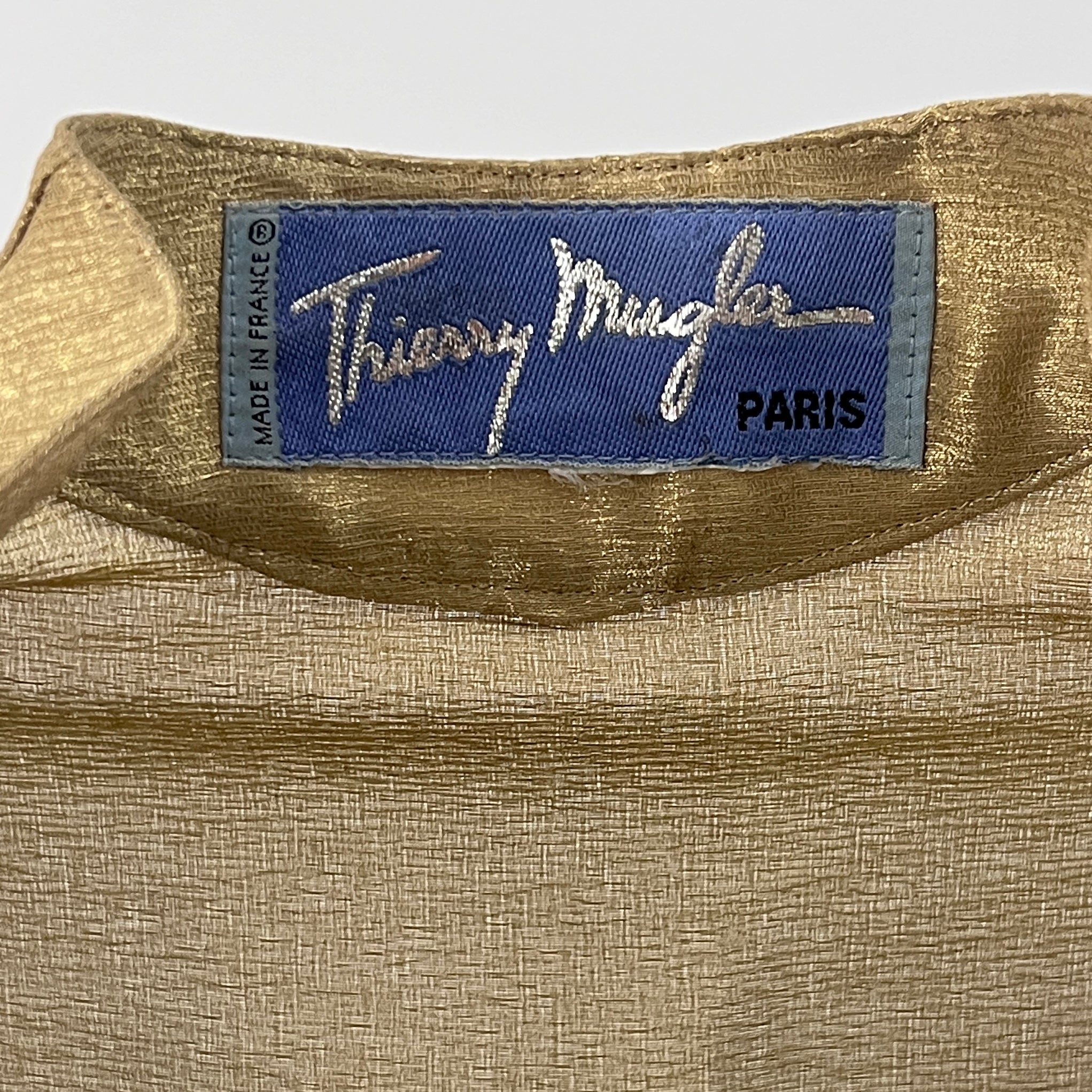 MUGLER S blue denim jacket