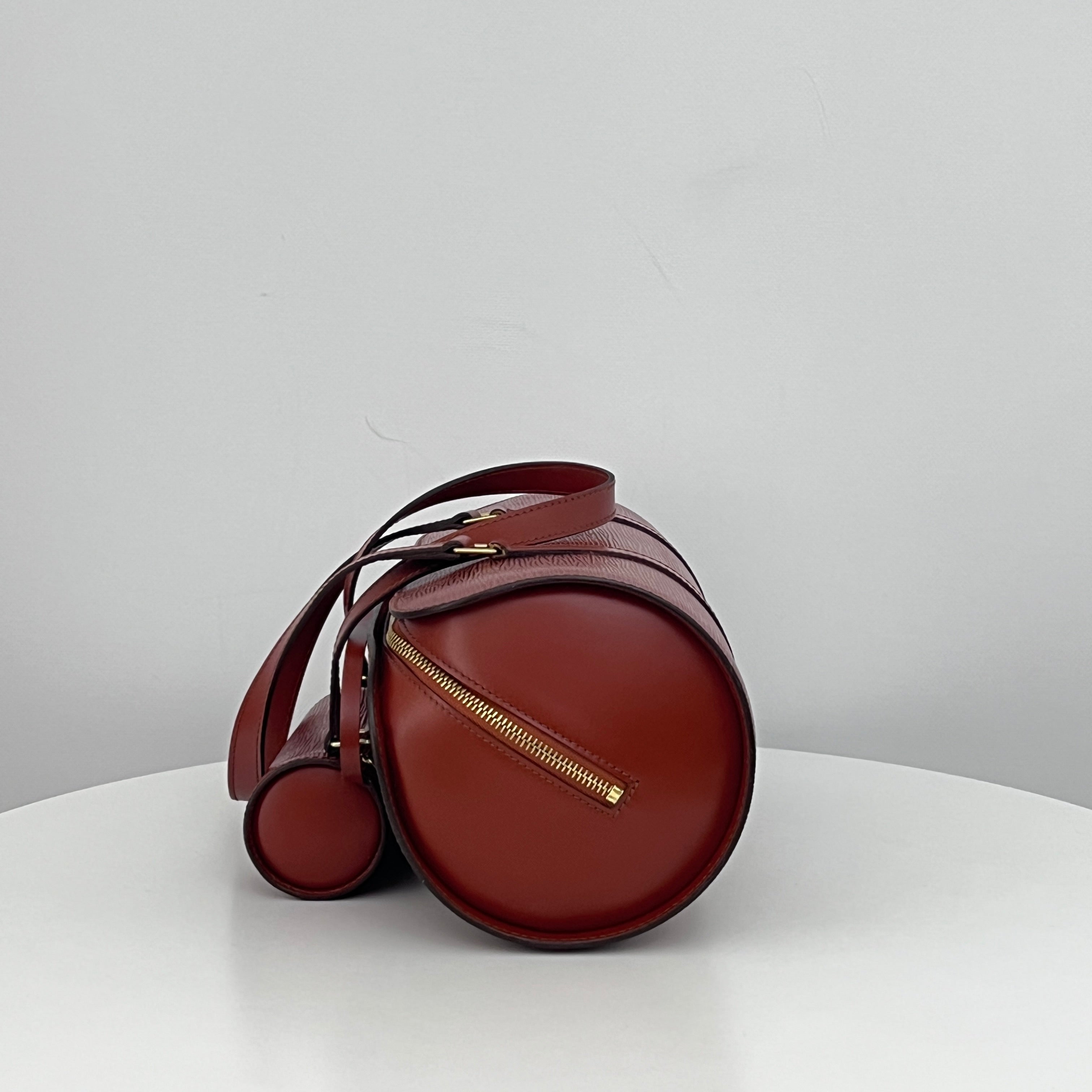 LOUIS VUITTON Soufflot bag in brown Epi leather