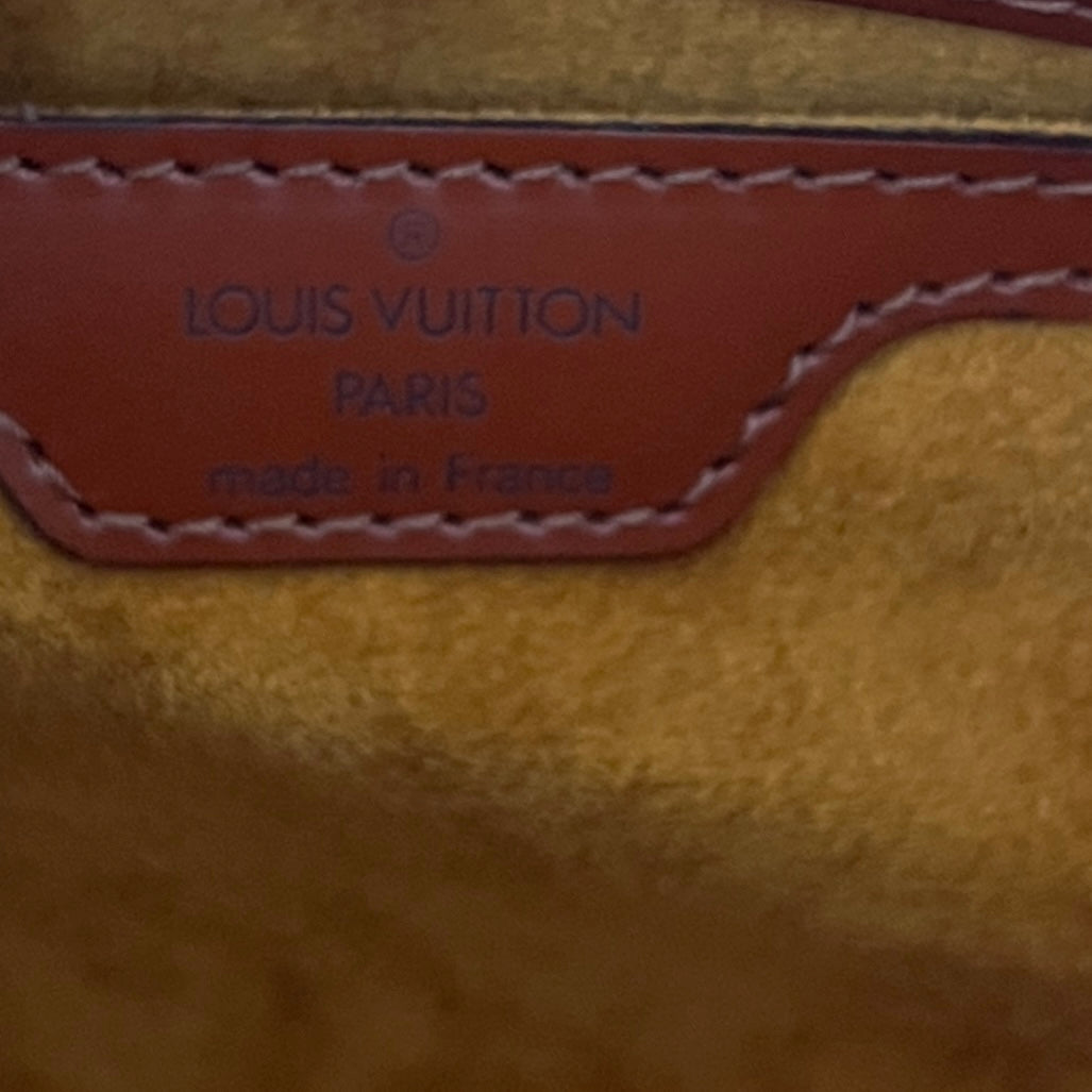 LOUIS VUITTON Soufflot bag in brown Epi leather