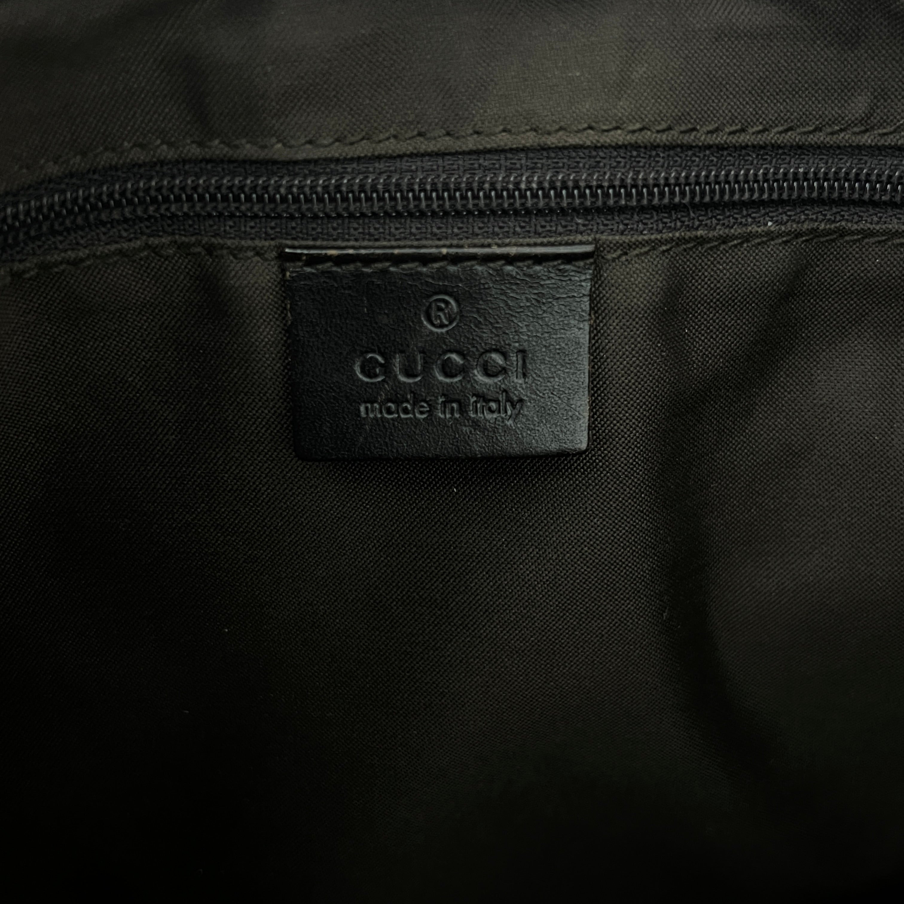 Sac GUCCI Jackie Iconique toile et cuir marron