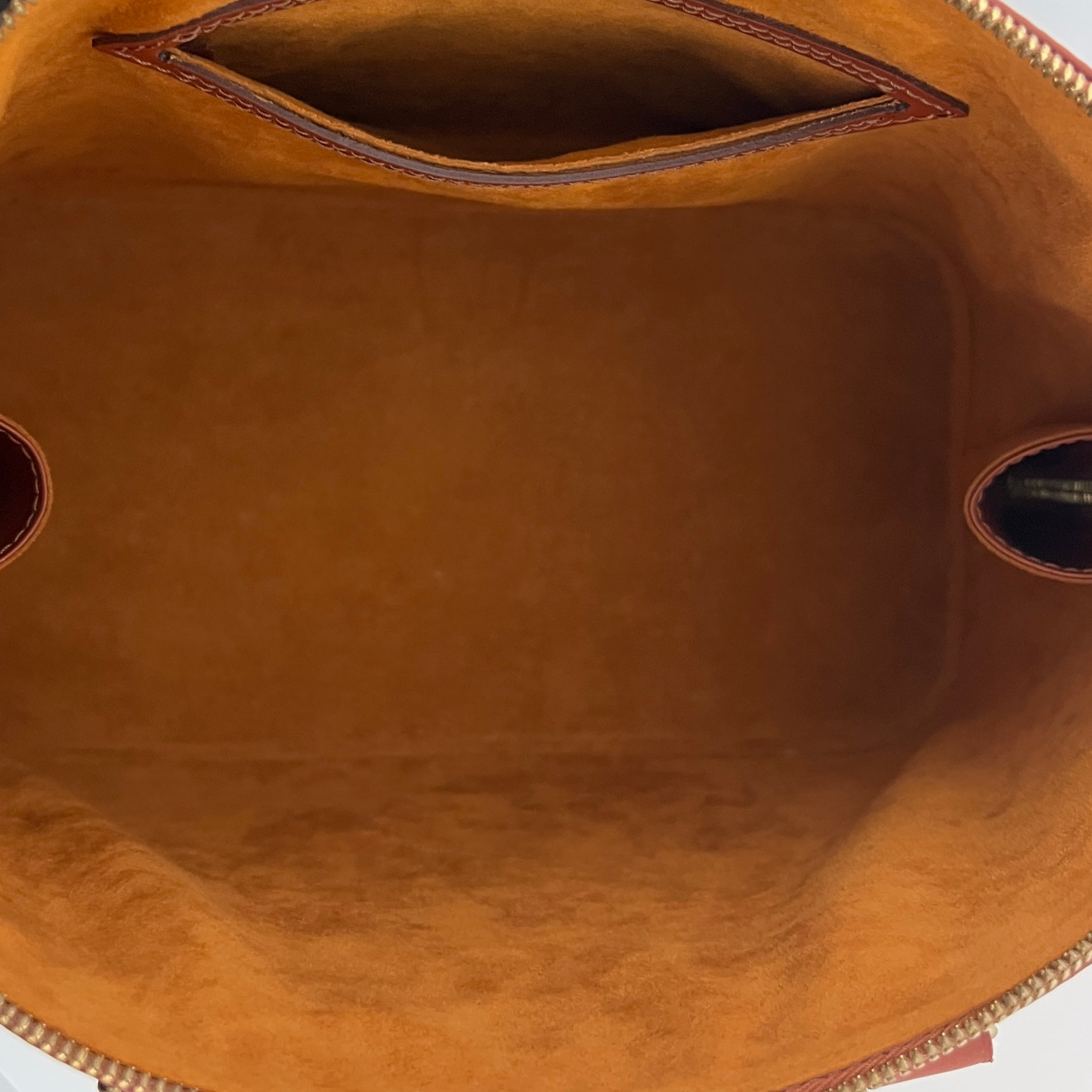 Sac LOUIS VUITTON Alma cuir épi marron