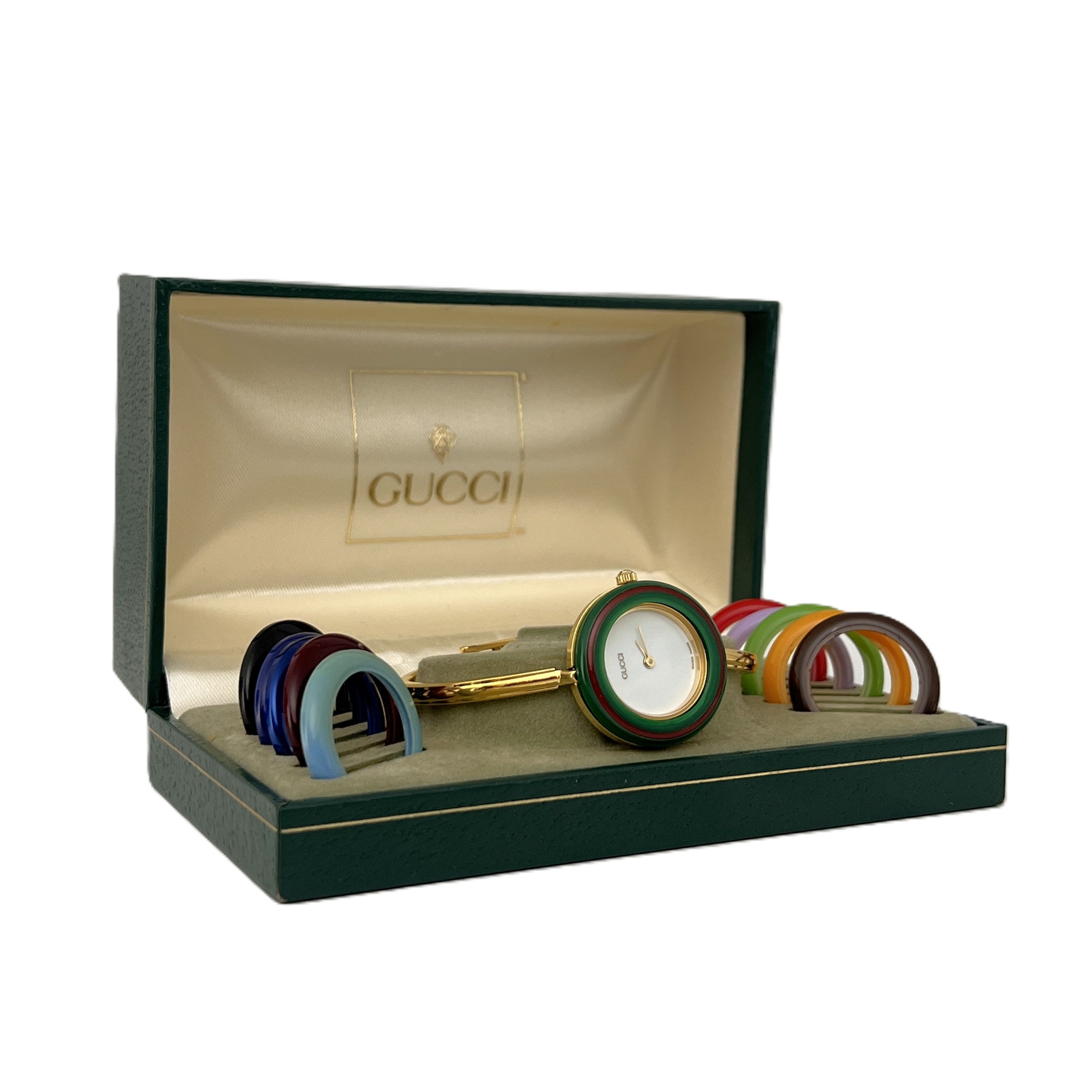 Montre GUCCI Play plaqué or doré
