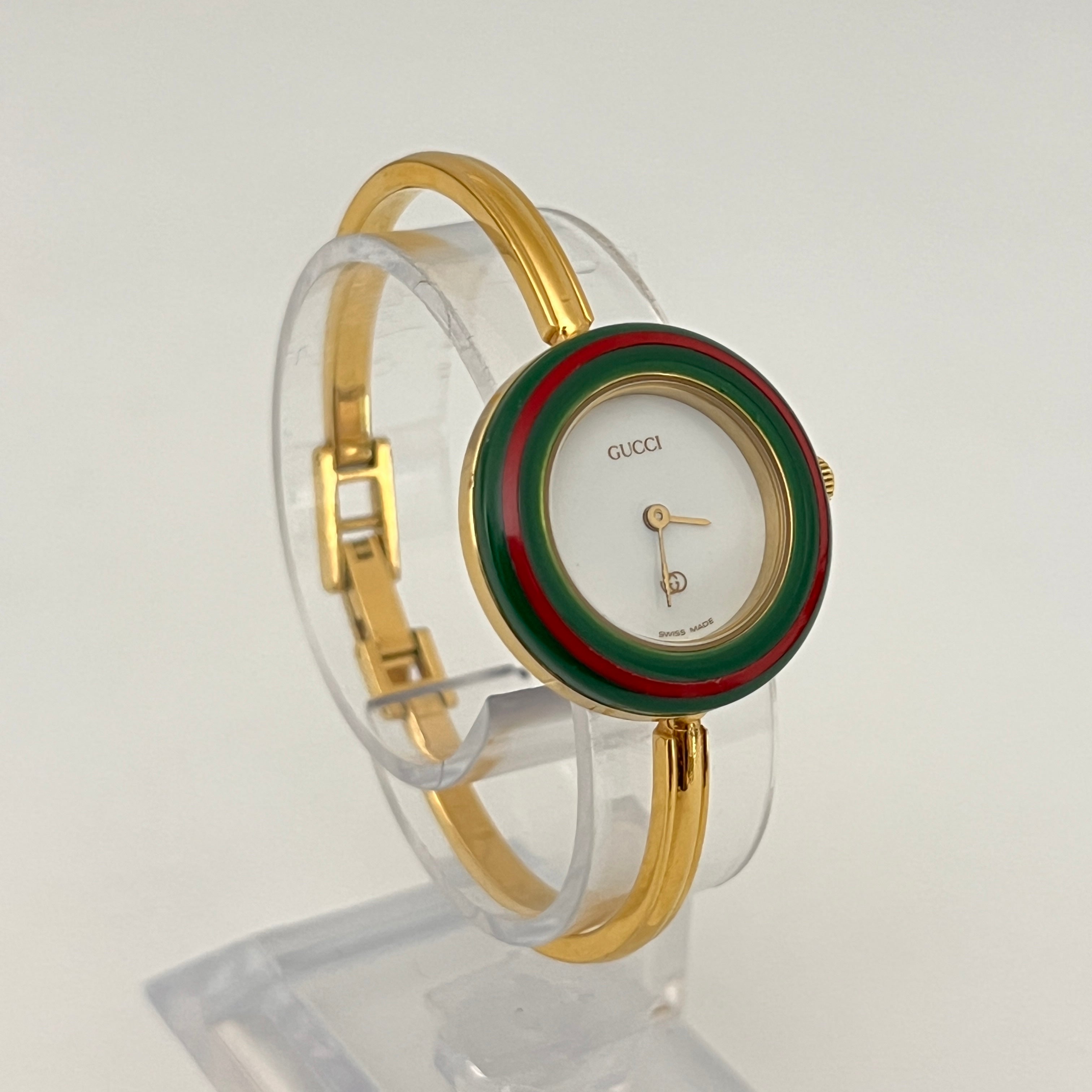 Montre GUCCI Play plaqué or doré