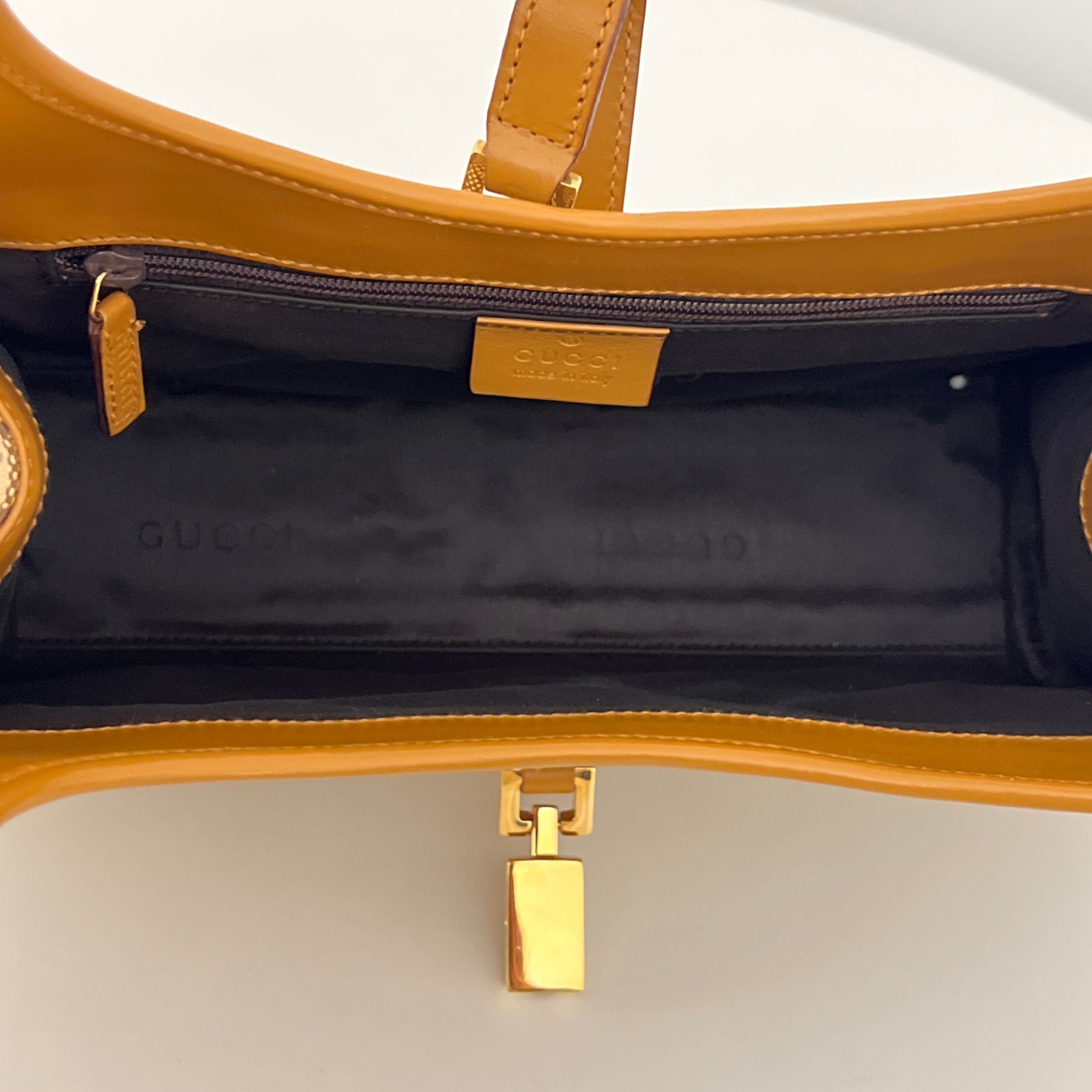Sac GUCCI Jackie Small toile et cuir marron