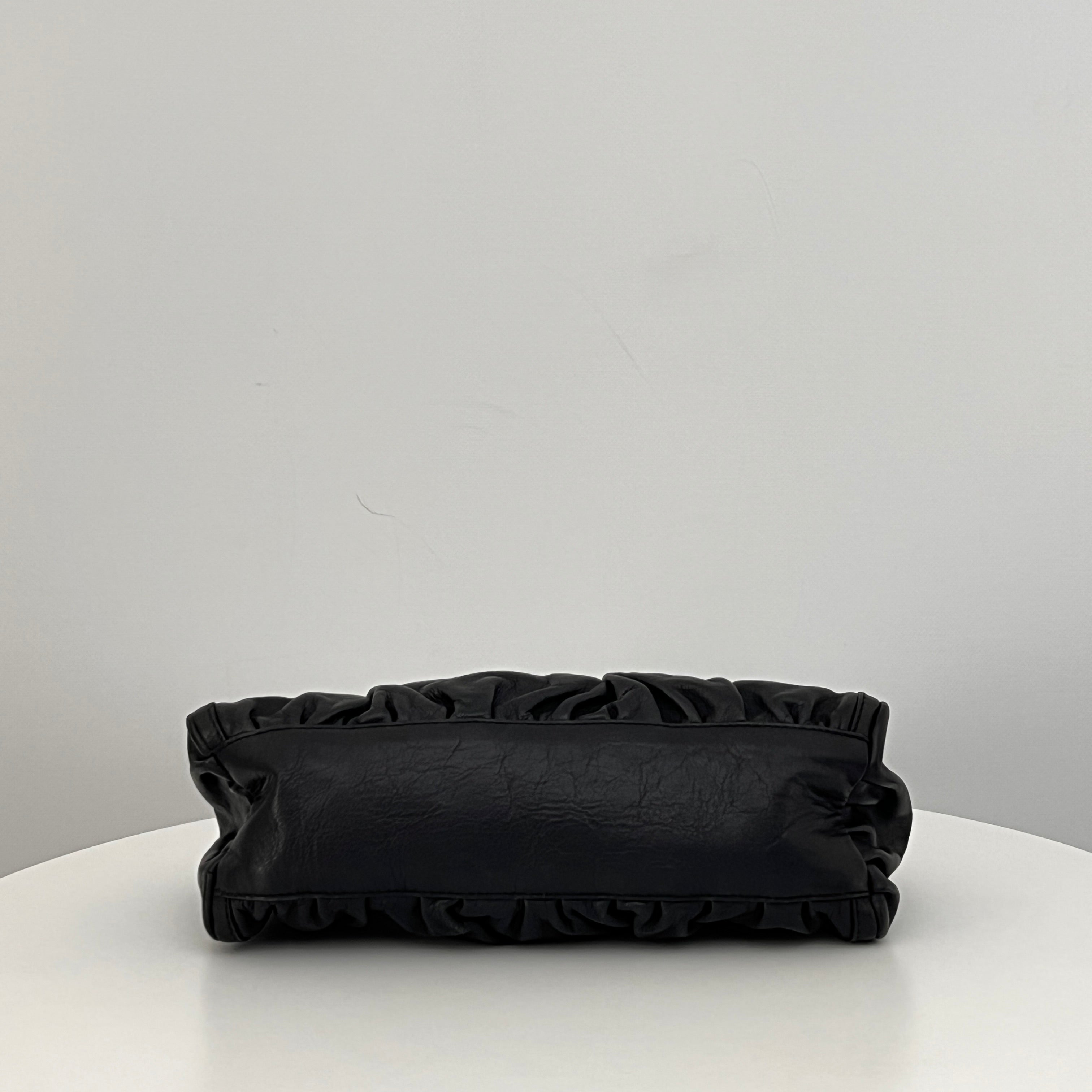 Sac GUCCI D-ring cuir lisse noir