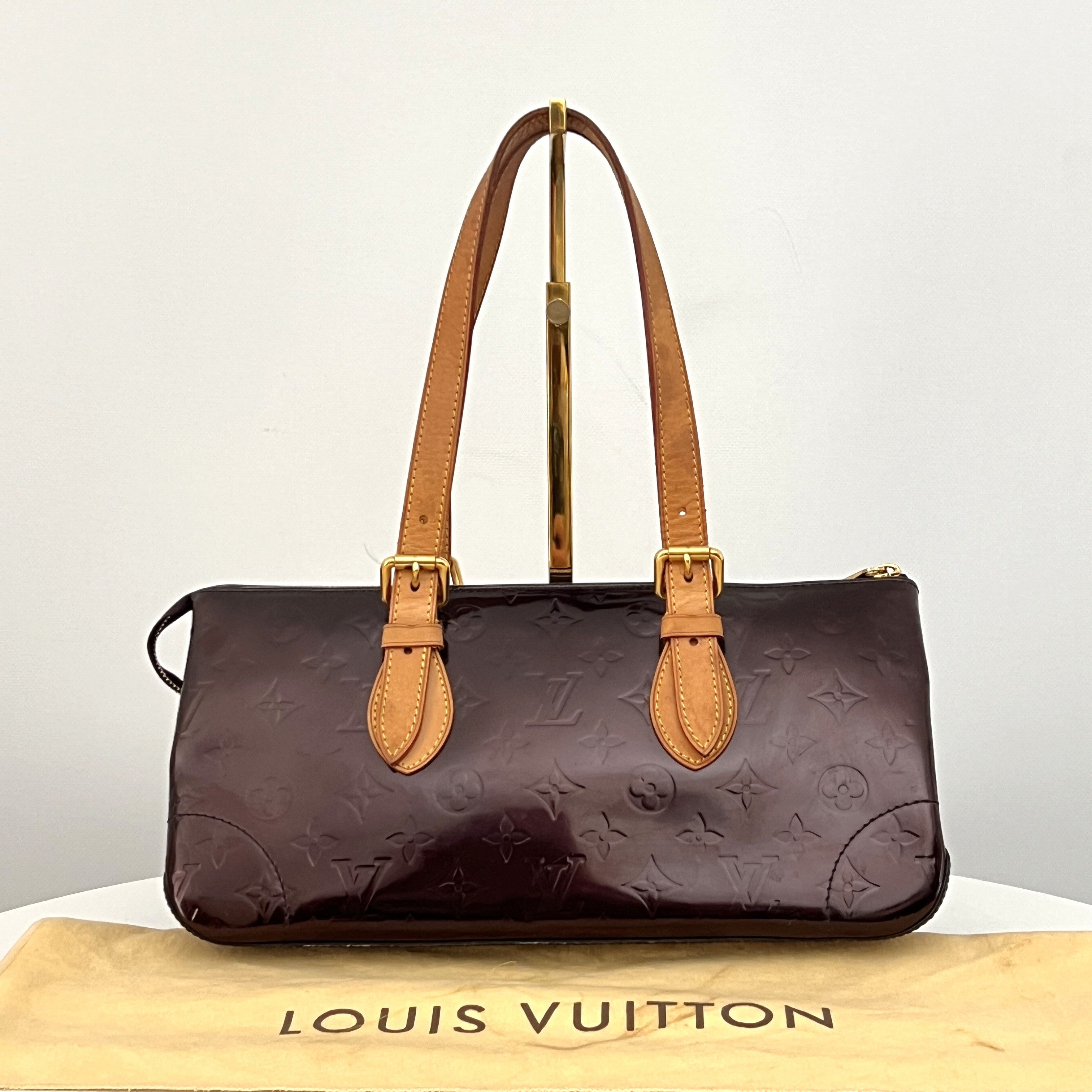 Sac LOUIS VUITTON Rosewood cuir verni violet