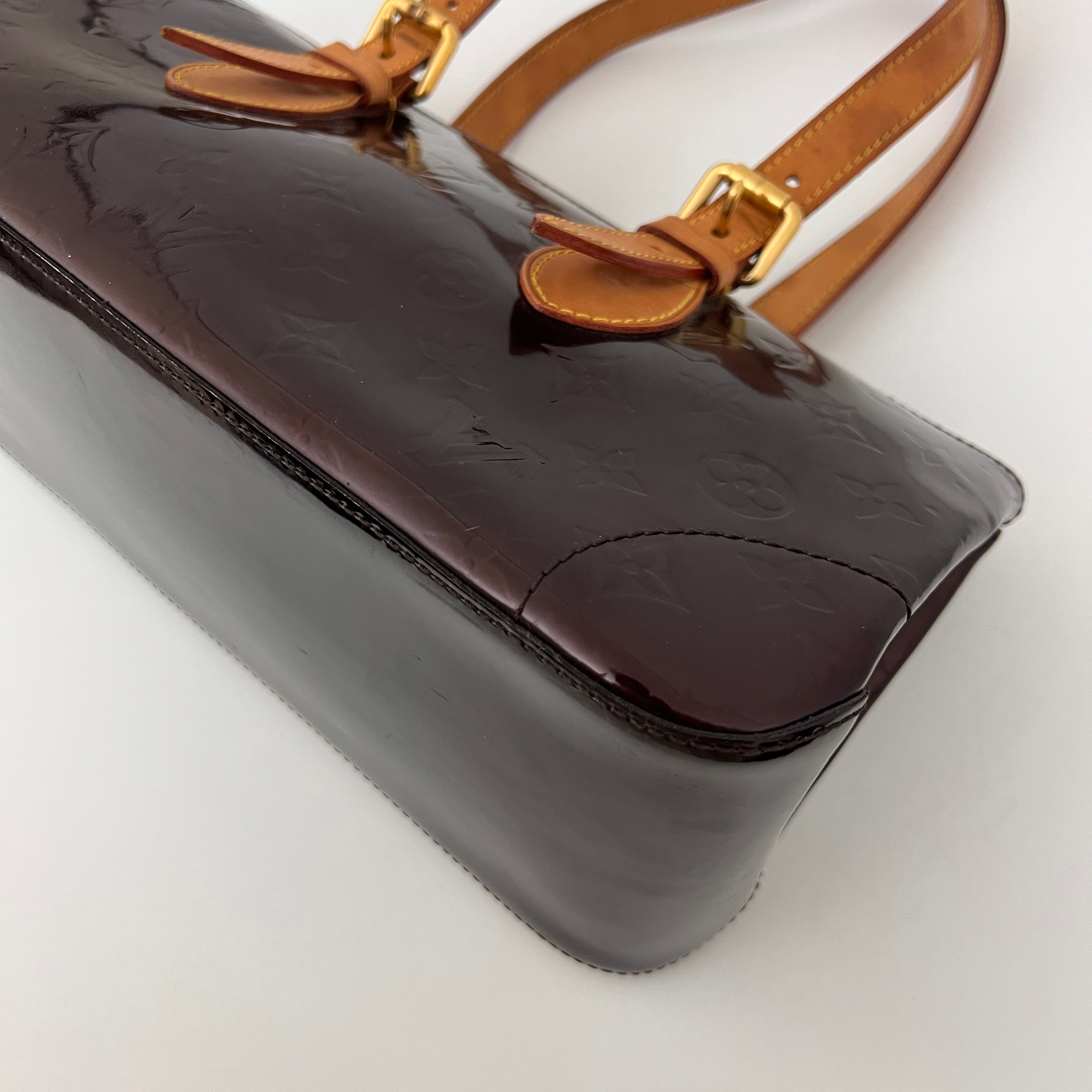 Sac LOUIS VUITTON Rosewood cuir verni violet