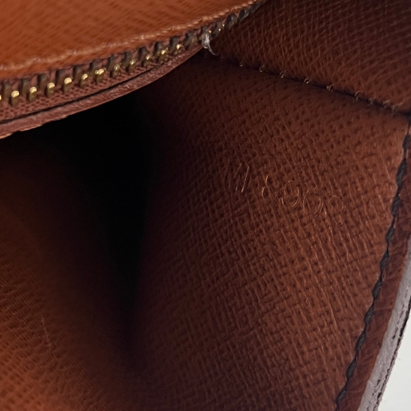 Sac à bandoulière LOUIS VUITTON Mini Saint Cloud toile et cuir marron